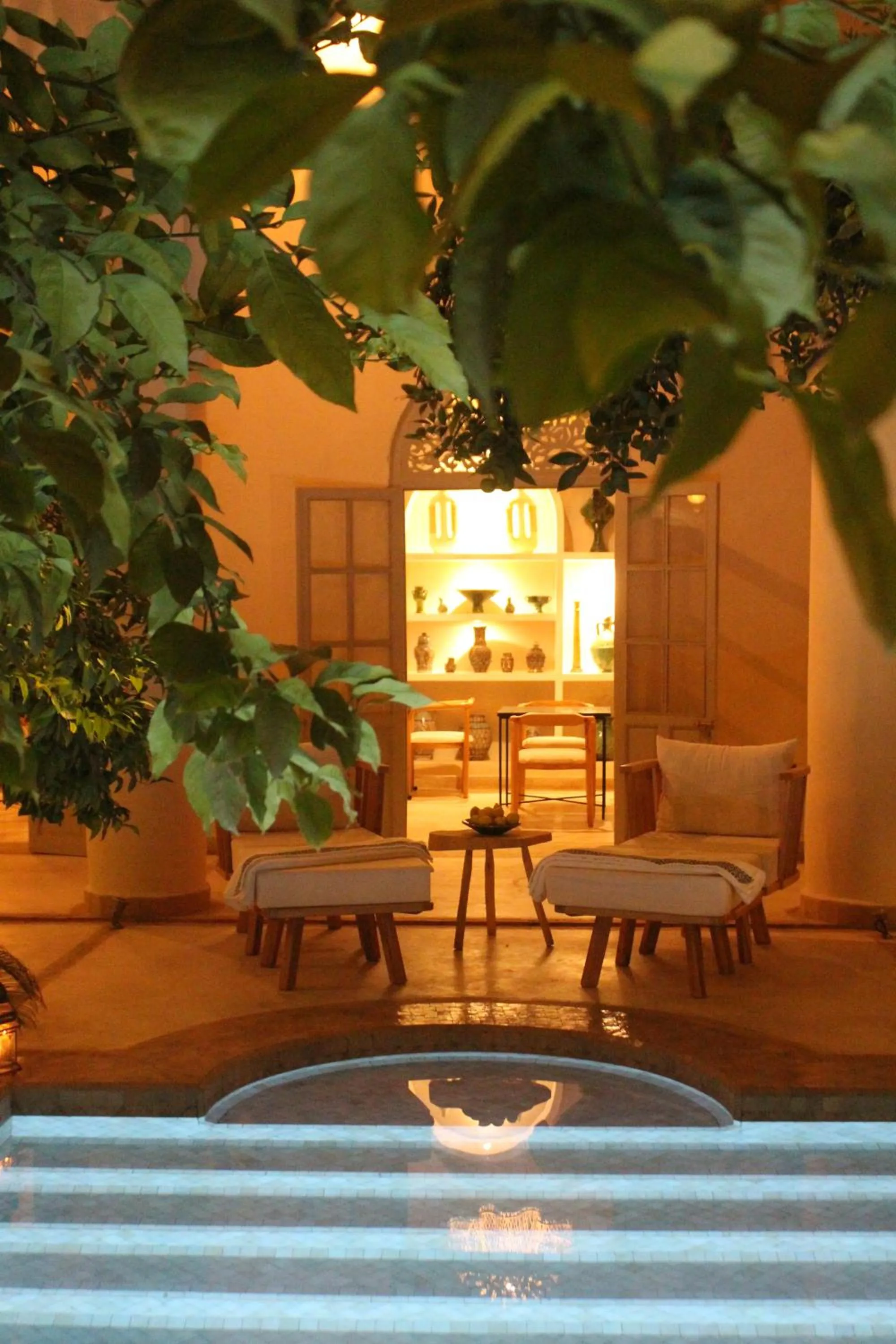 Patio in Riad Emberiza Sahari