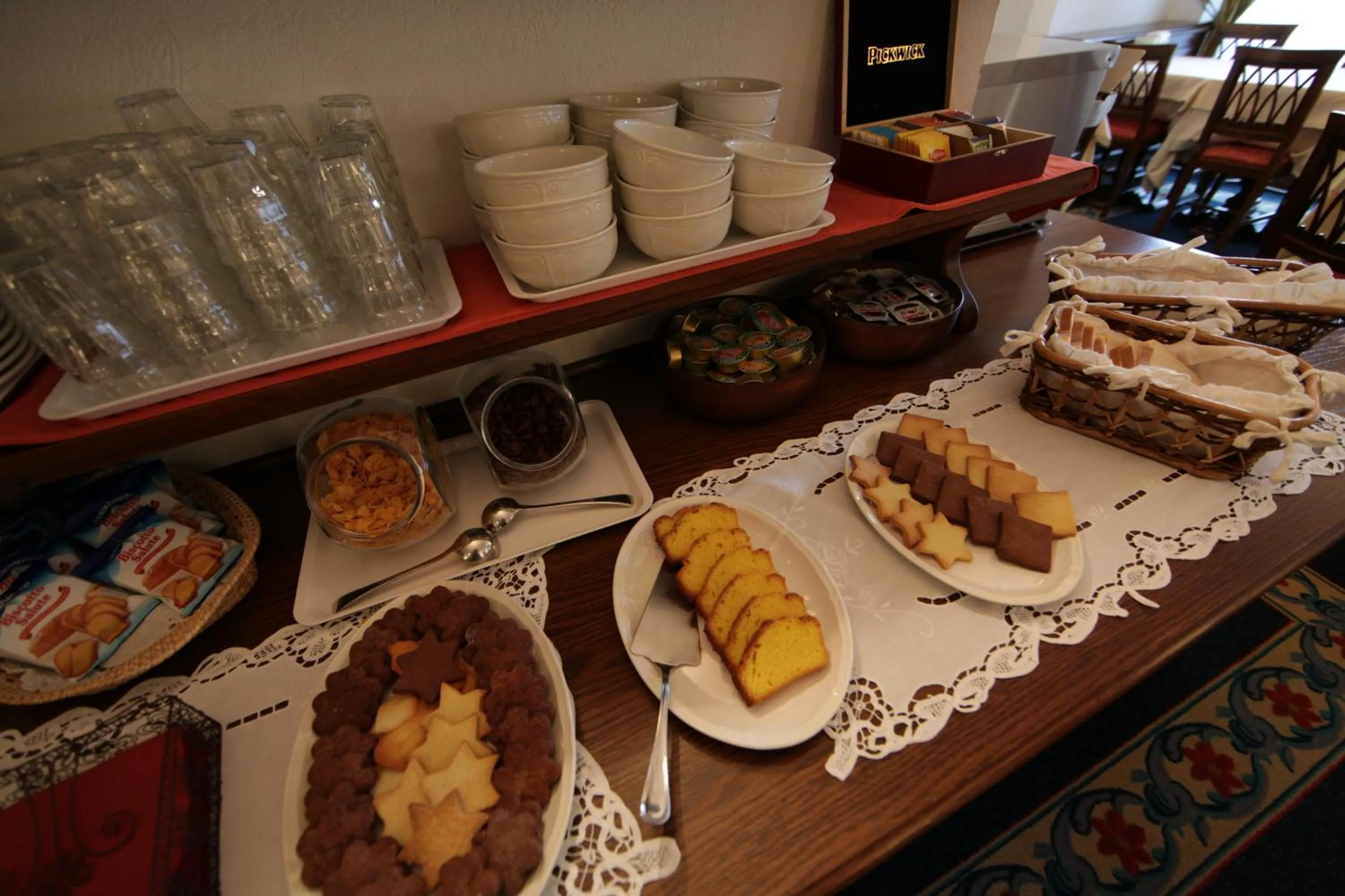 Buffet breakfast in Hotel Petit Prince