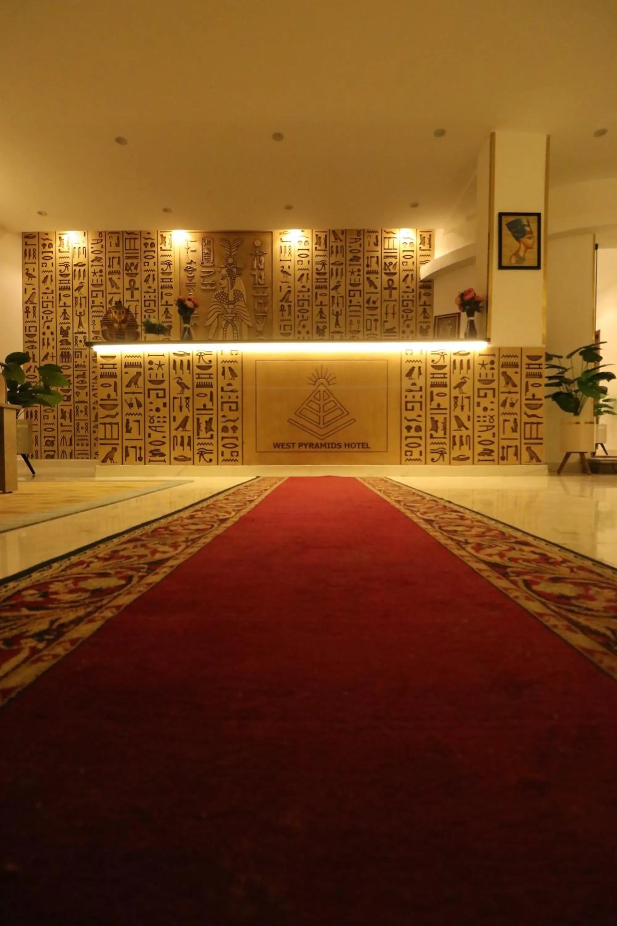 Lobby or reception in West Pyramids Hotel