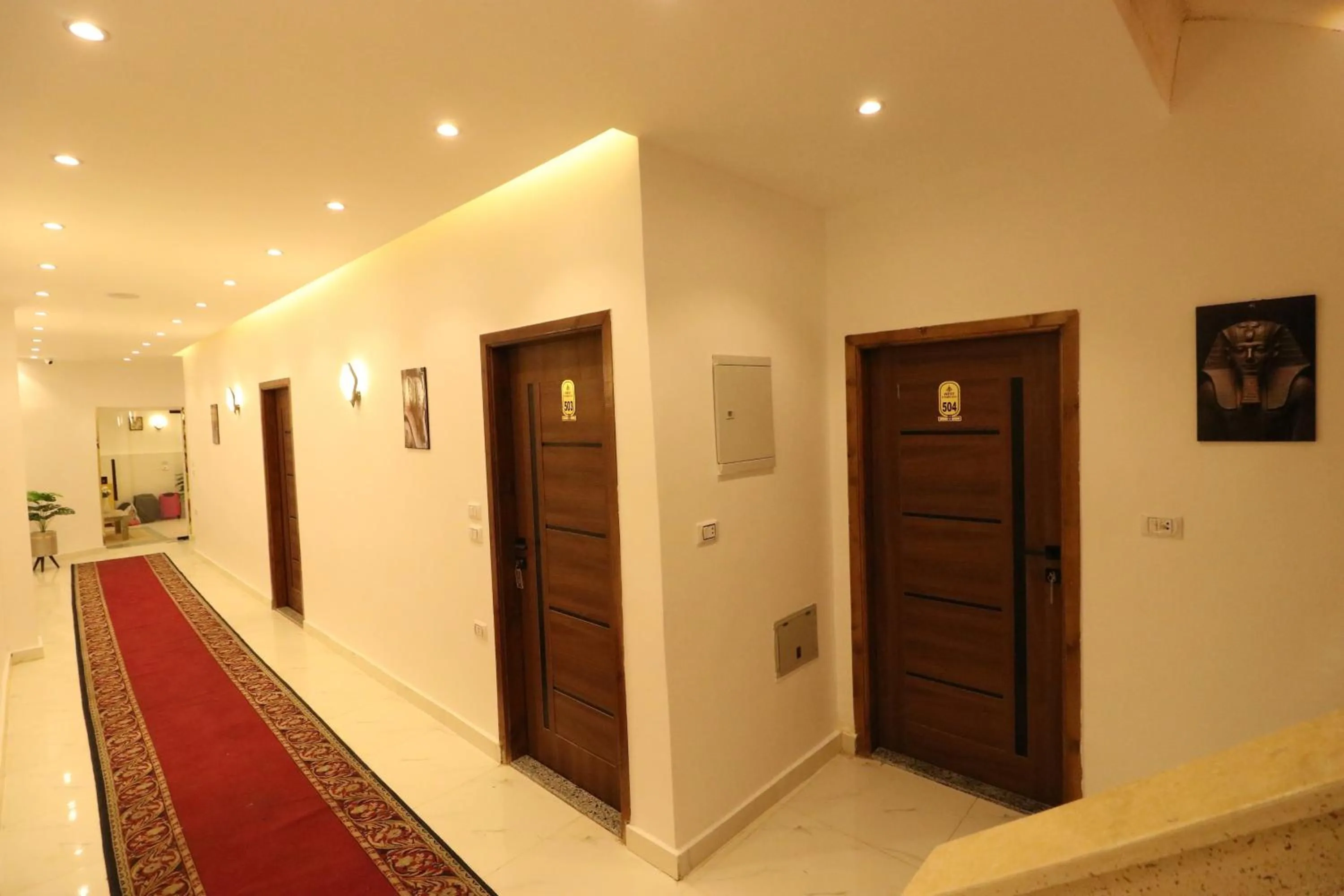 Lobby or reception in West Pyramids Hotel