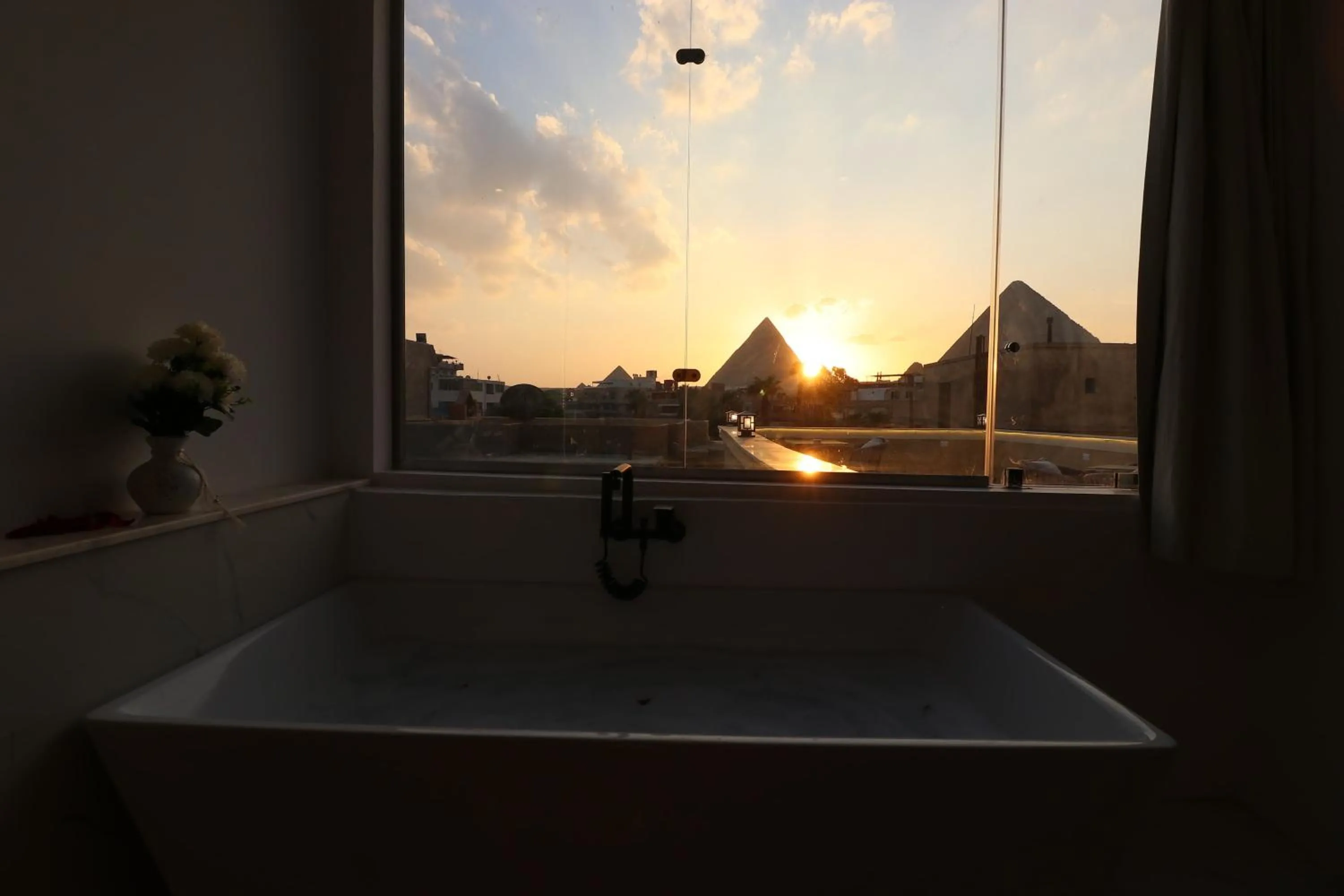 Natural landscape in West Pyramids Hotel