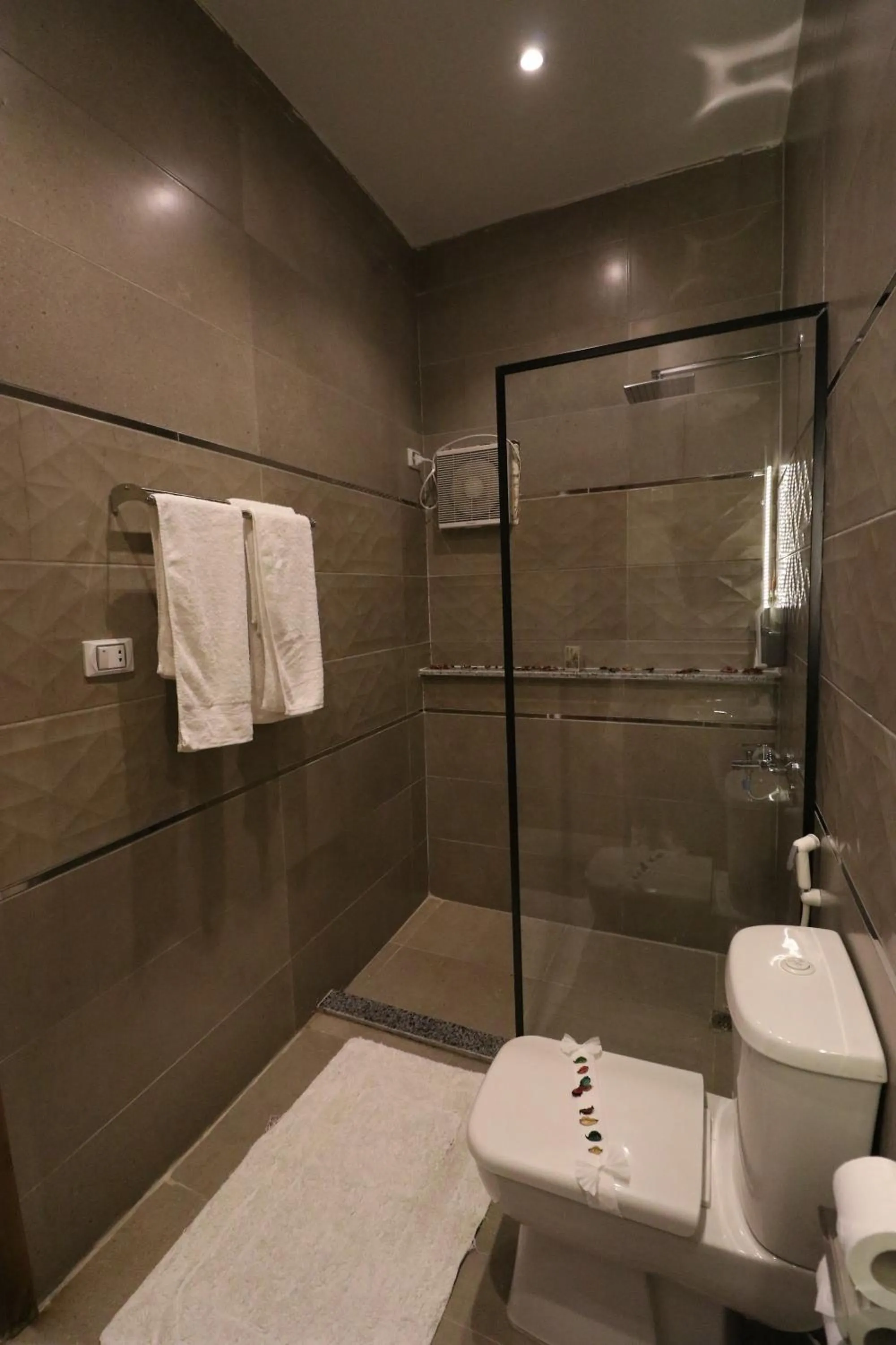 Shower in West Pyramids Hotel