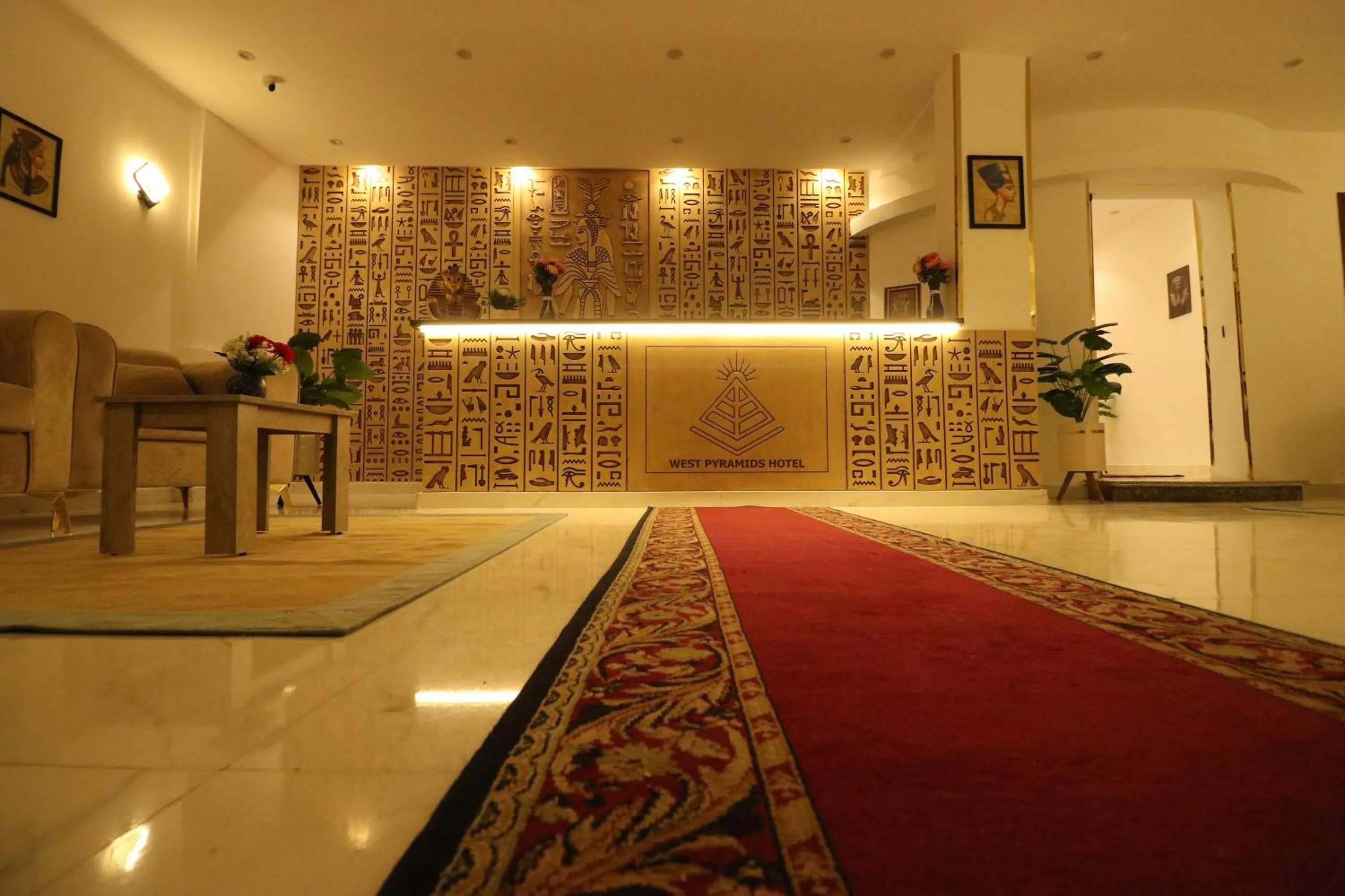 Lobby or reception in West Pyramids Hotel