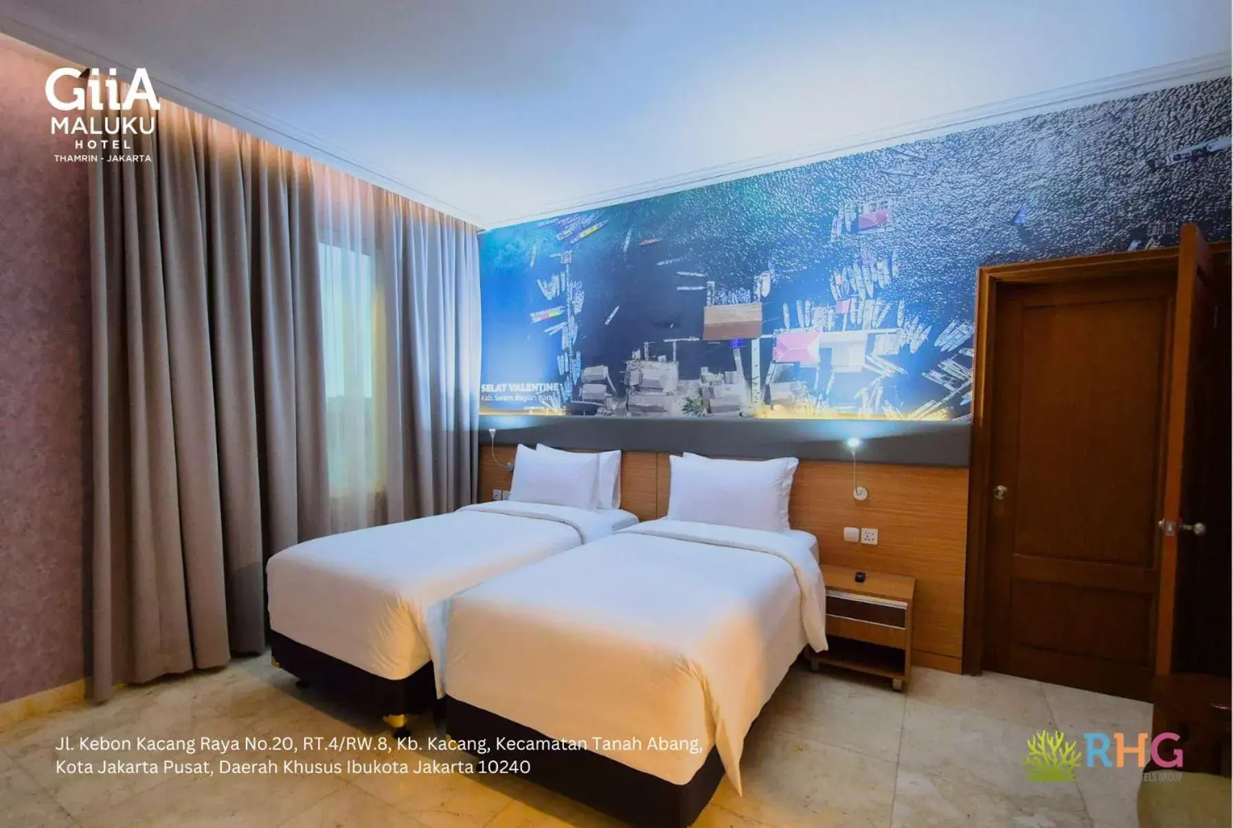 Bed in GIIA Maluku Hotel Thamrin Jakarta Bed in GIIA Maluku Hotel Thamrin Jakarta
