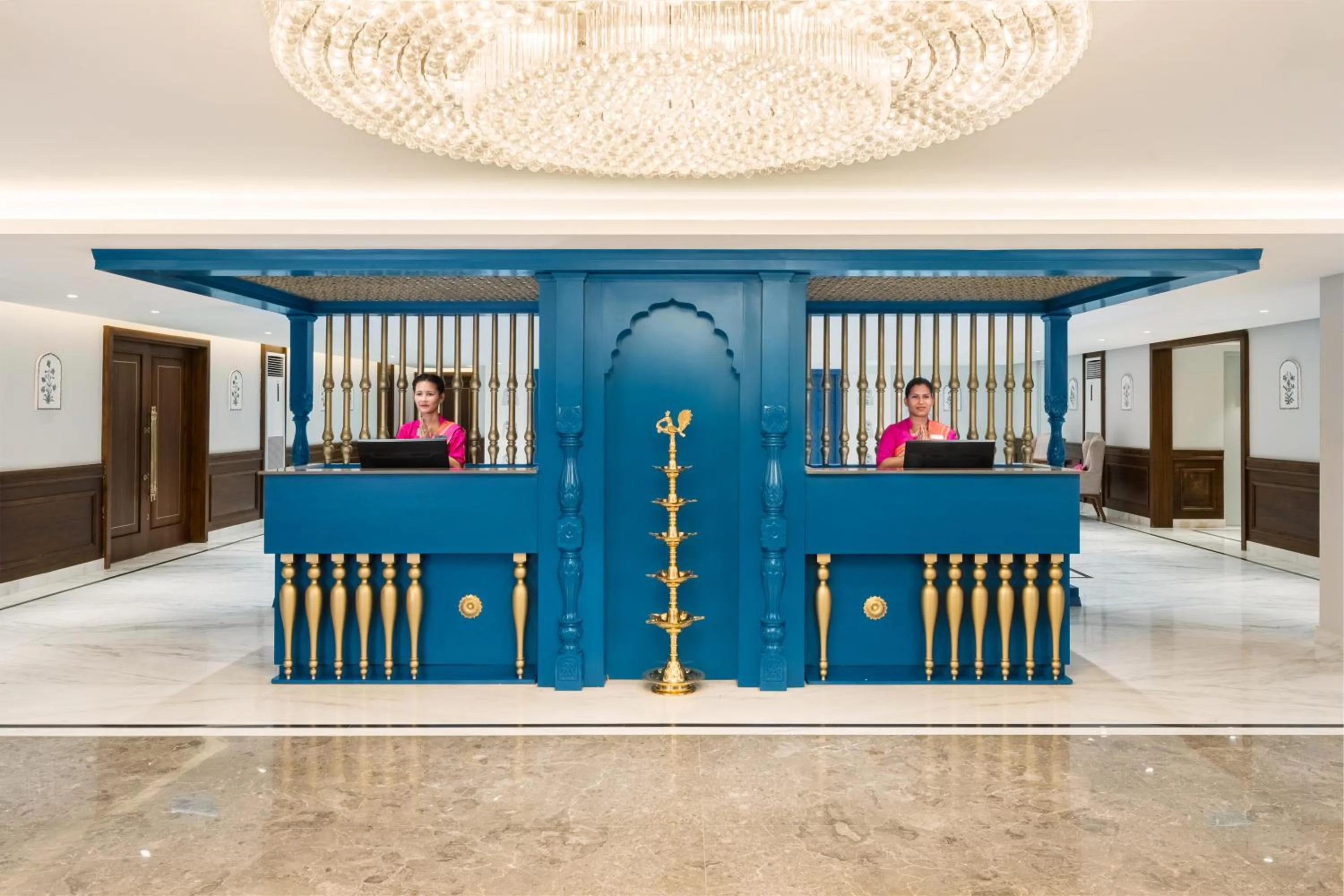 Lobby or reception, Bed in MJ Sarovar Portico Haridwar