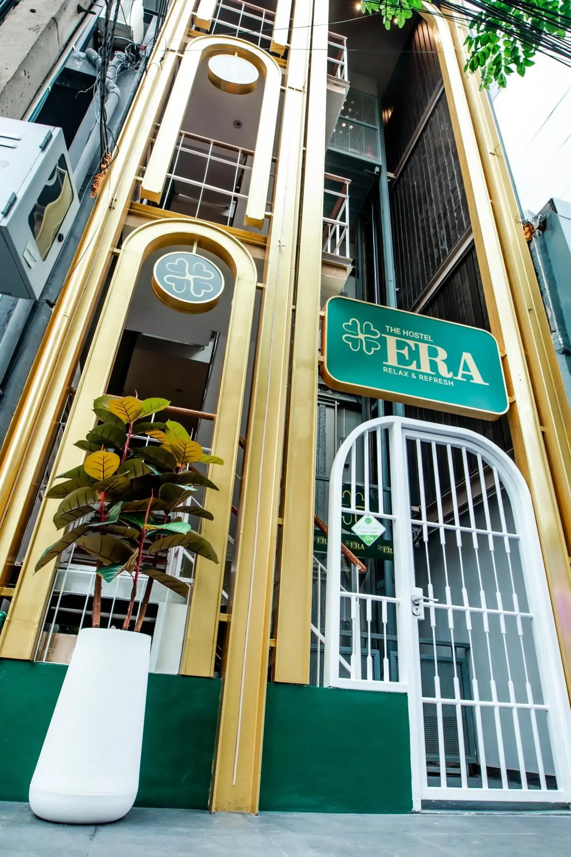 Facade/entrance in The Hostel Era Facade/entrance in The Hostel Era