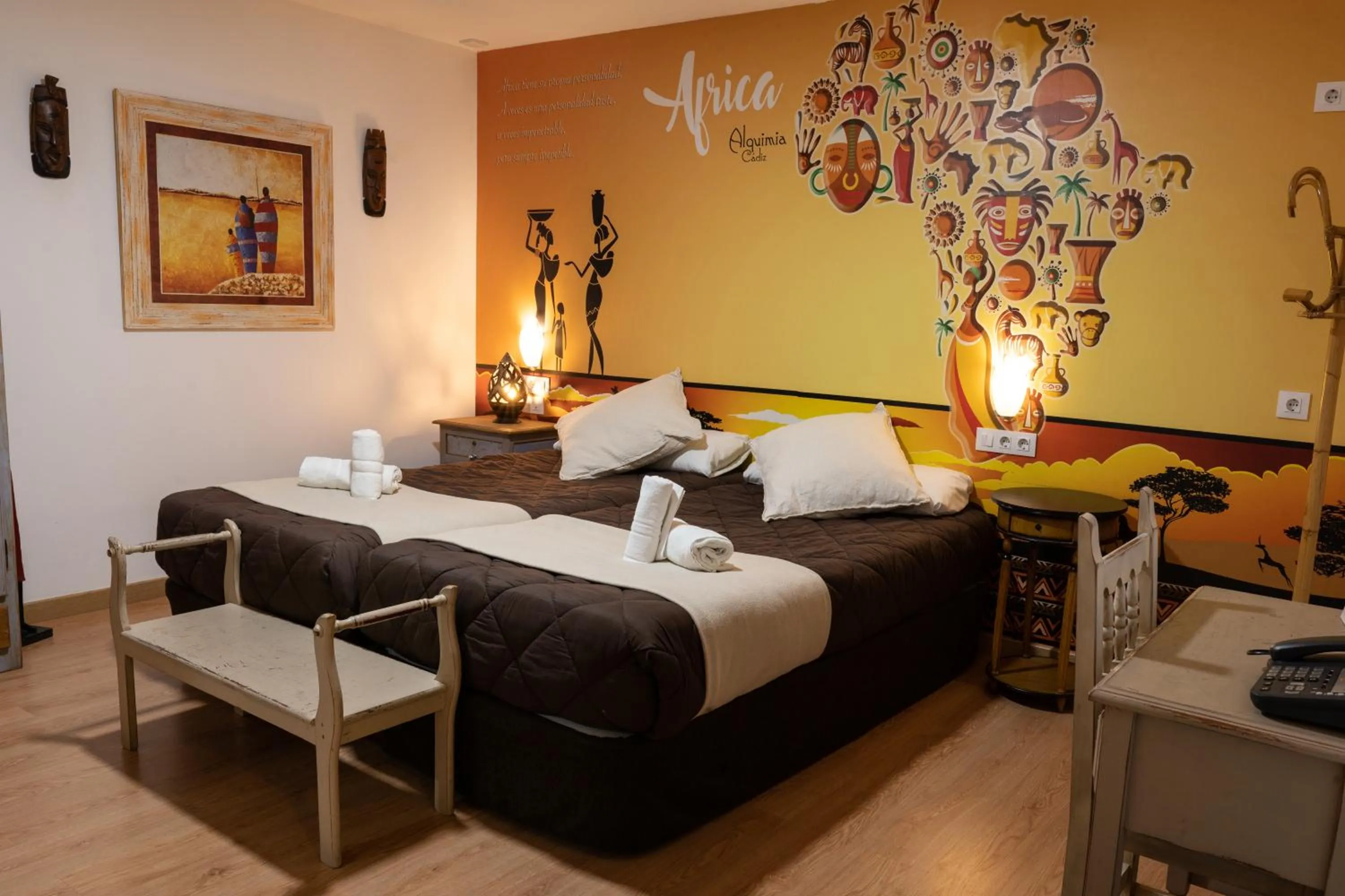 Bed in Hotel Alquimia Cadiz