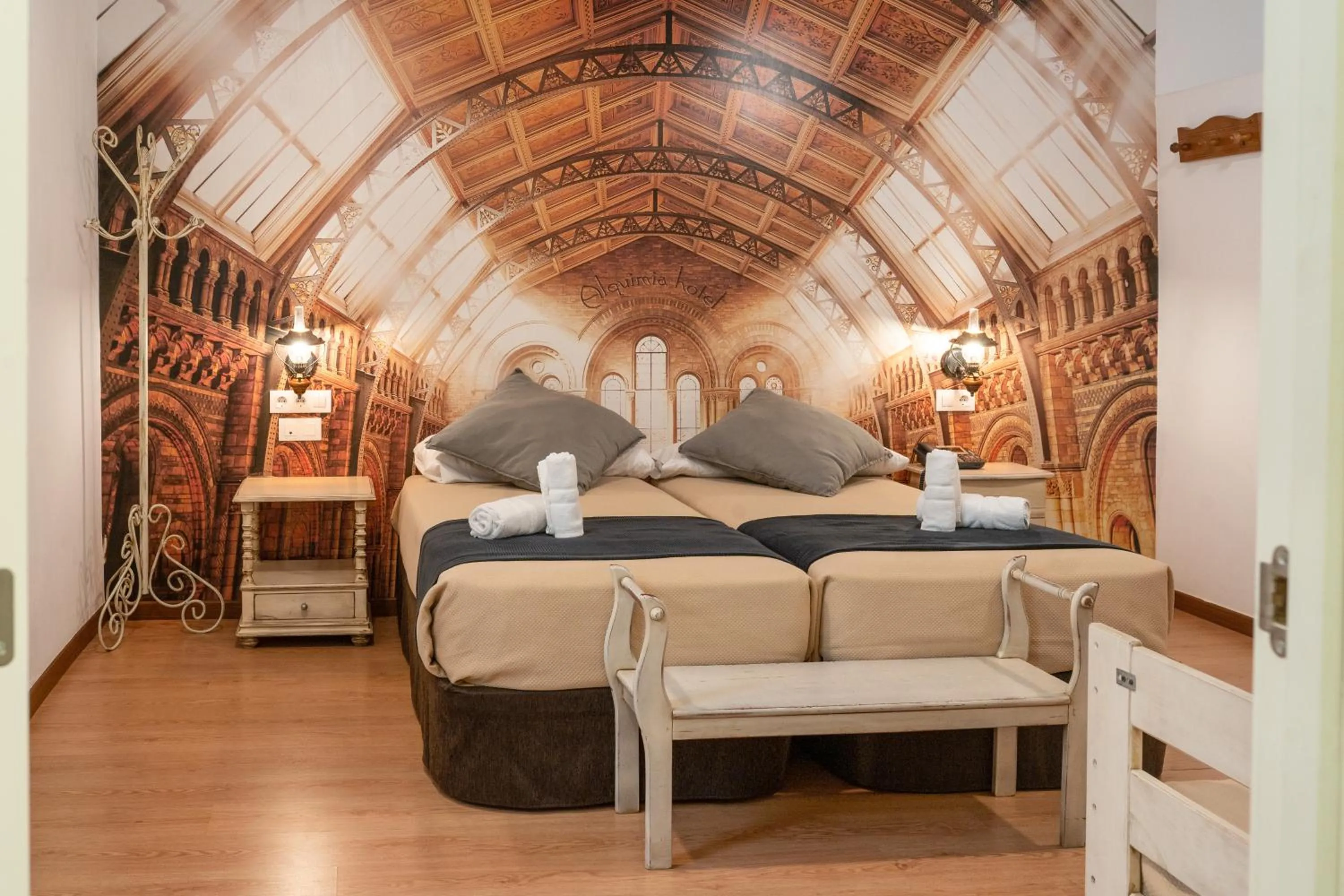 Bed in Hotel Alquimia Cadiz