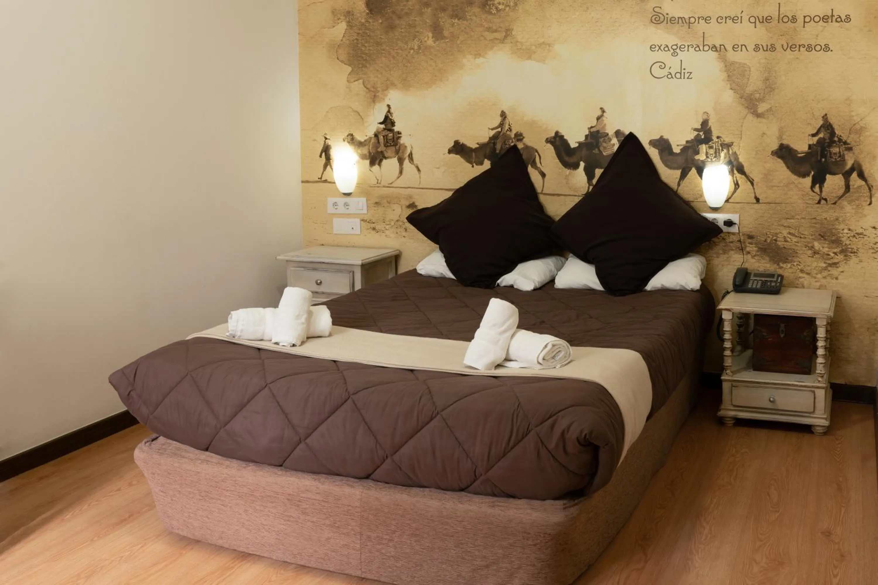 Bed in Hotel Alquimia Cadiz