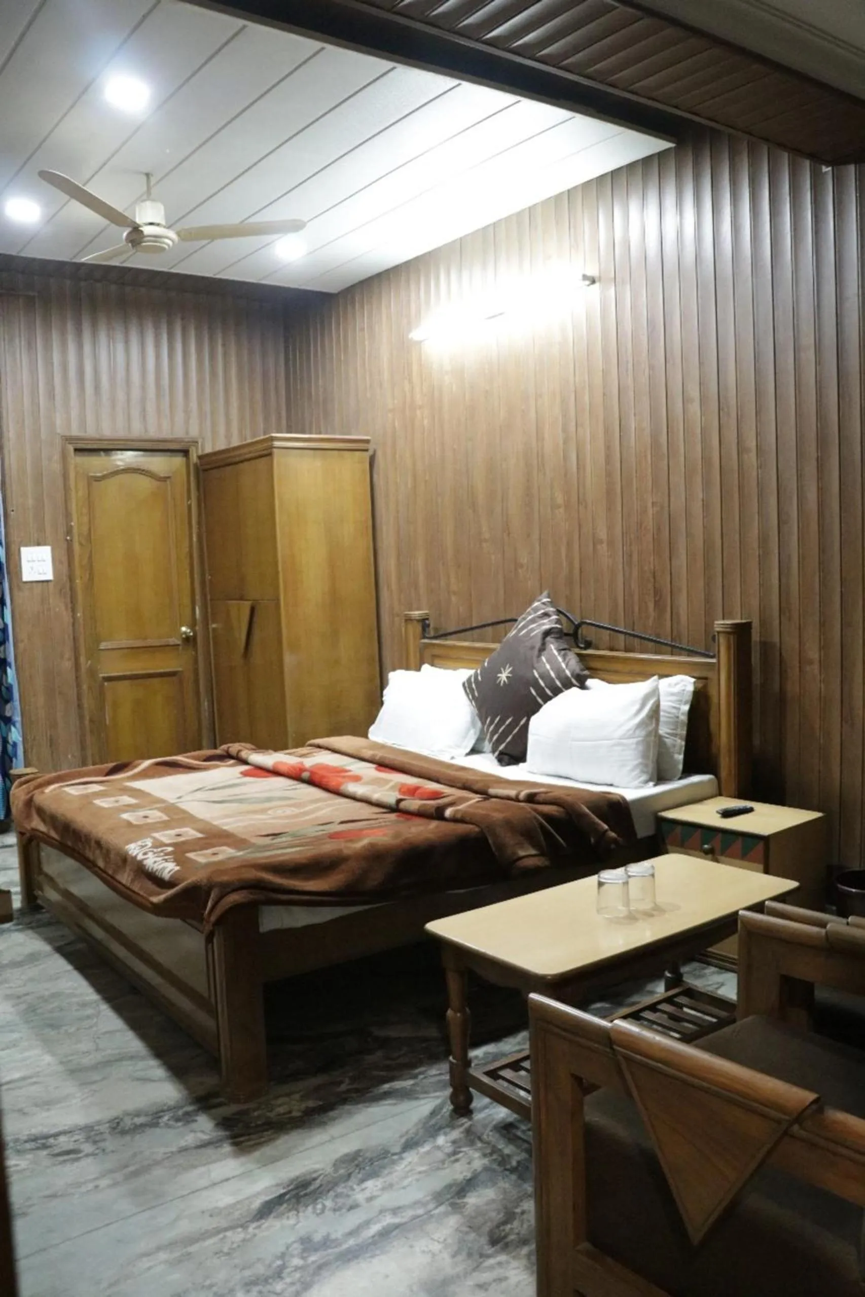 Bed in Hotel Royal Palace