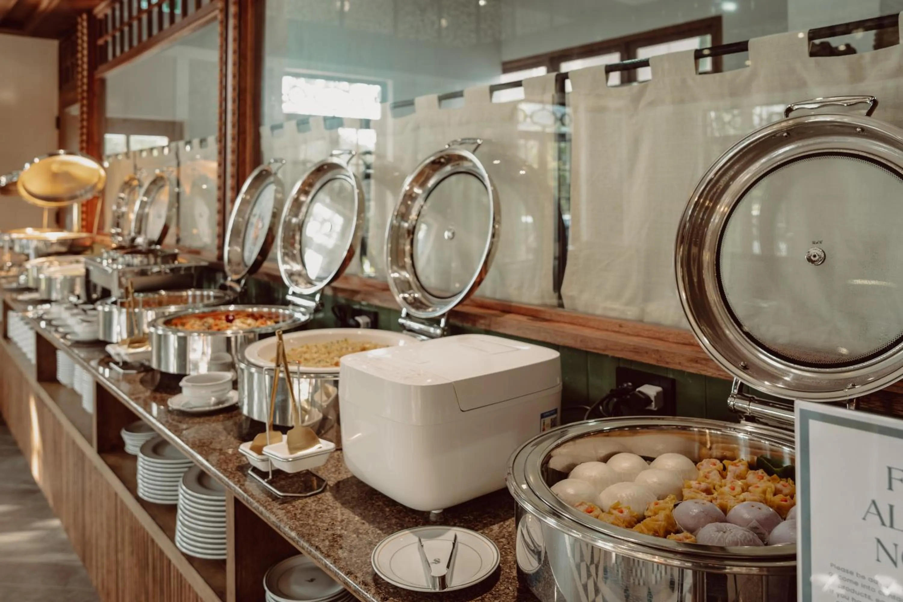 Breakfast in Sugar Marina Resort-LAGOON-Villas, Naiyang Beach