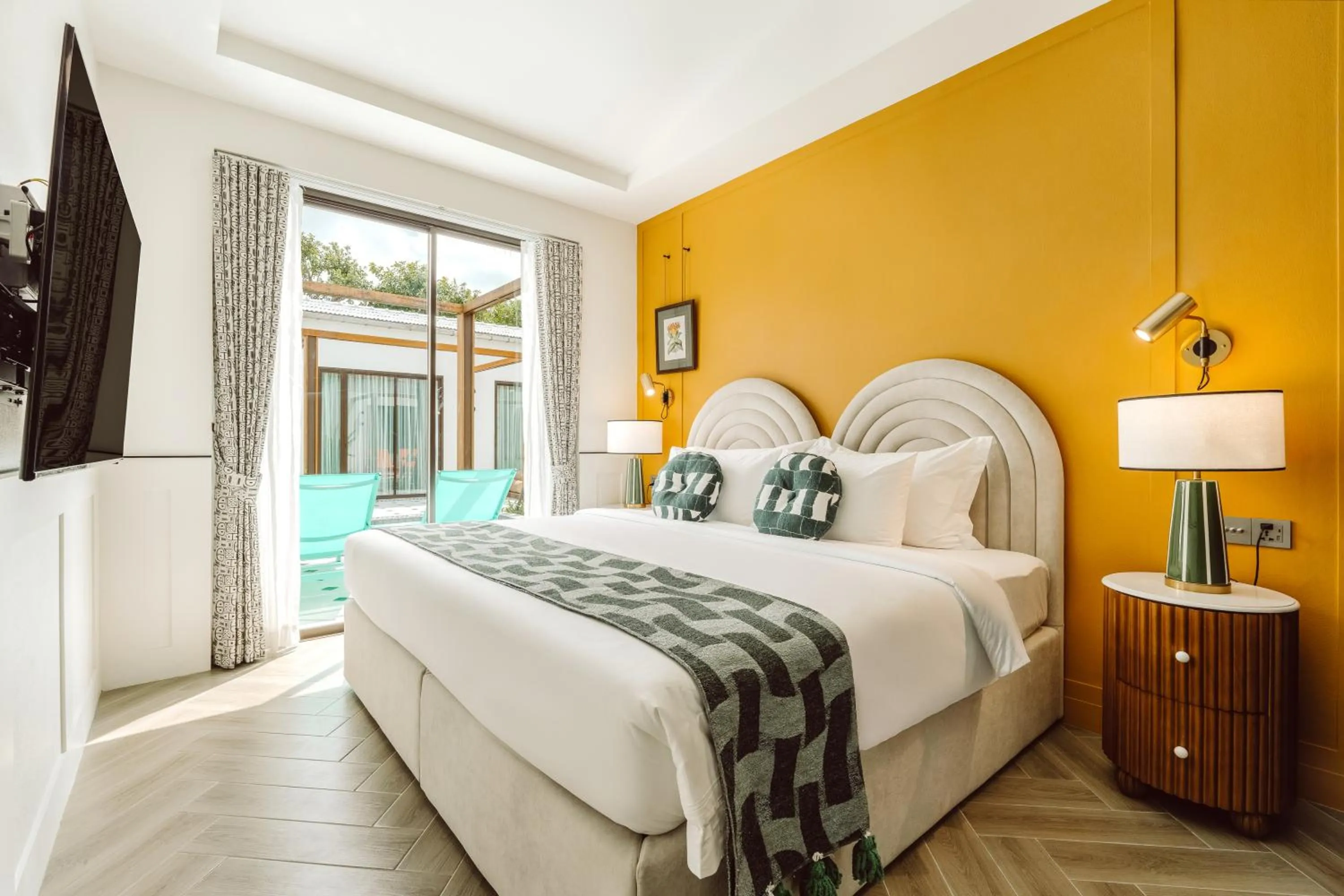 Bed in Sugar Marina Resort-LAGOON-Villas, Naiyang Beach