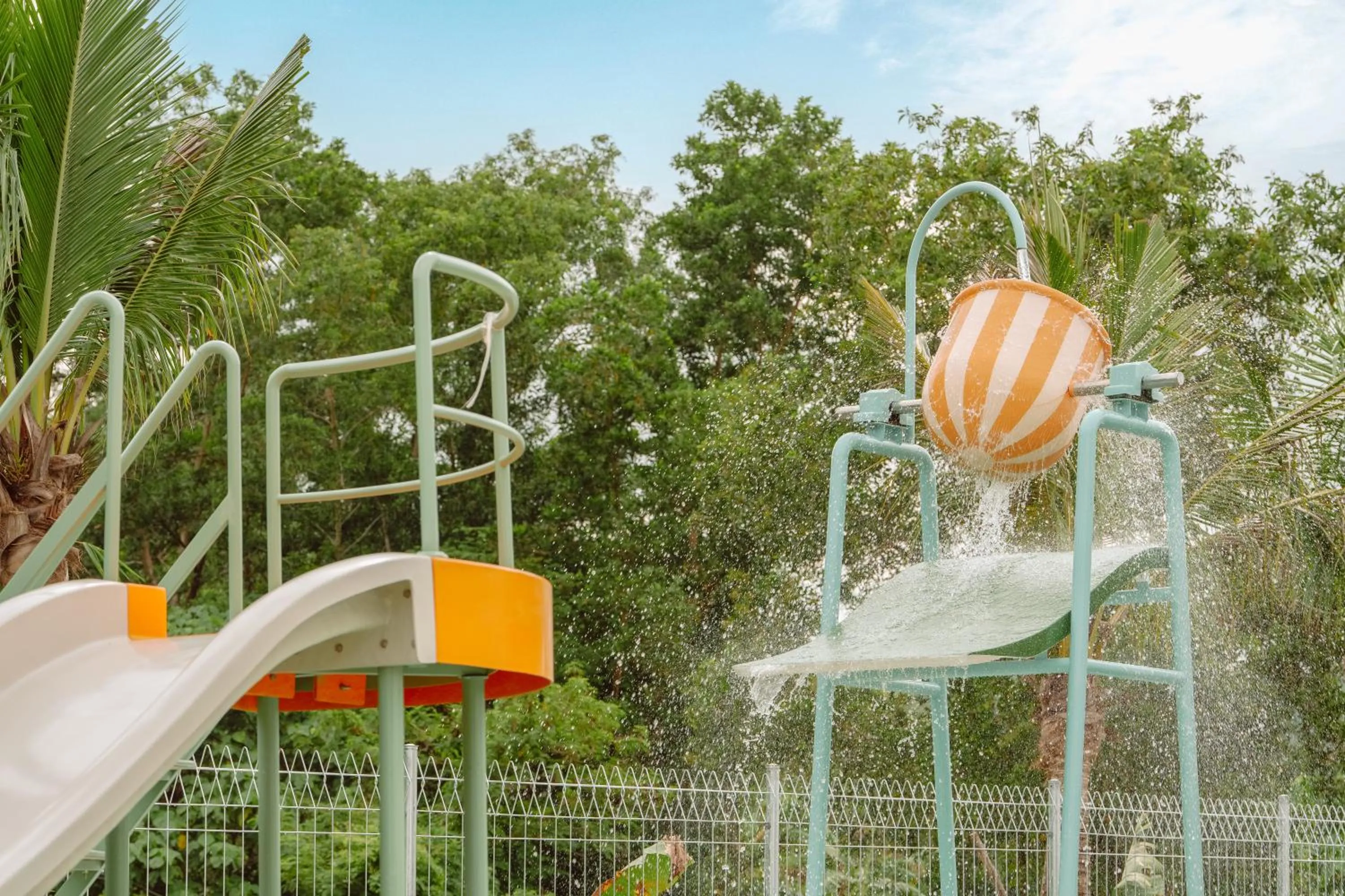 Aqua park in Sugar Marina Resort-LAGOON-Villas, Naiyang Beach