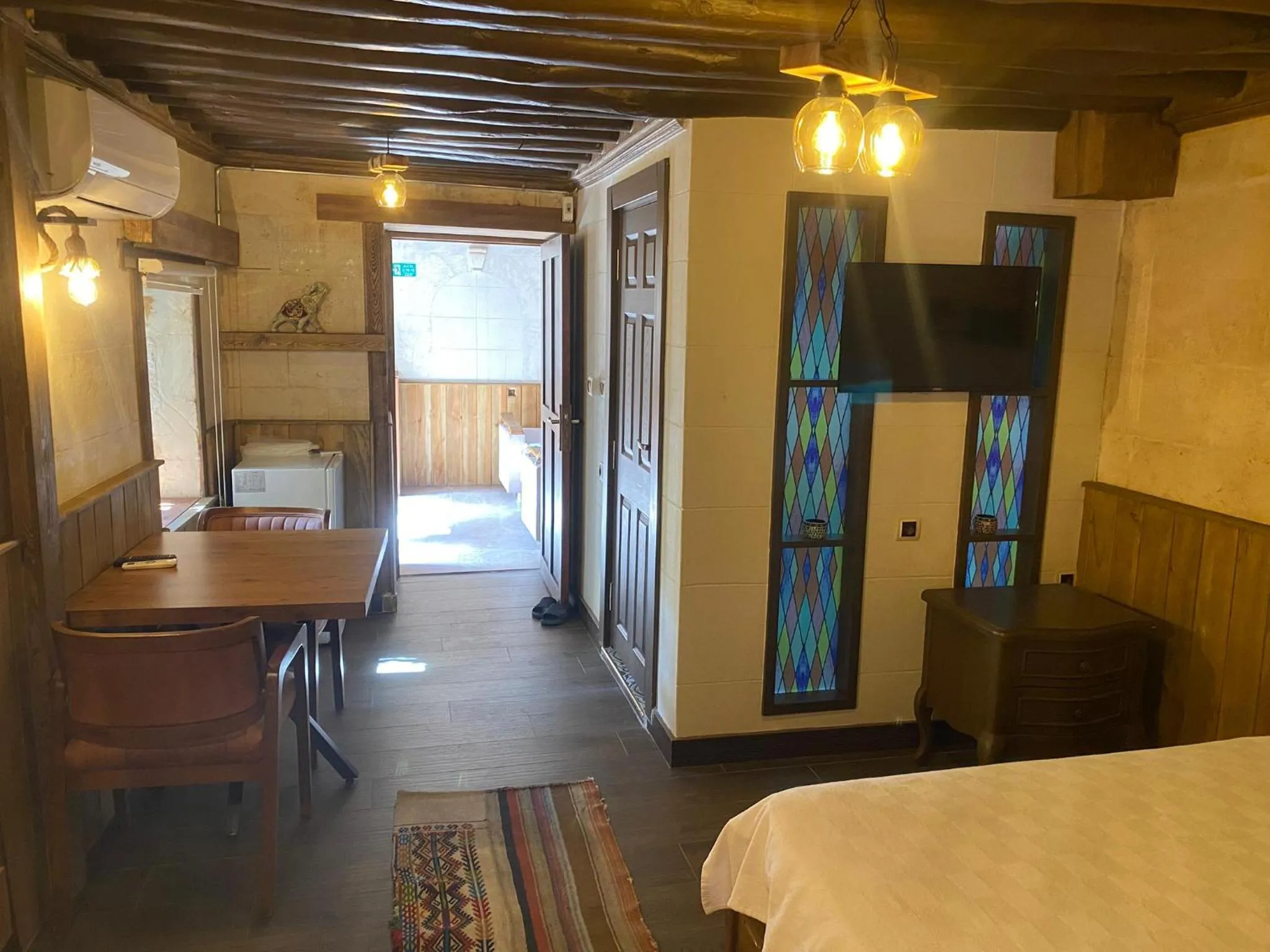 TV and multimedia, Bed in Yılmazhan Konağı Butik Otel