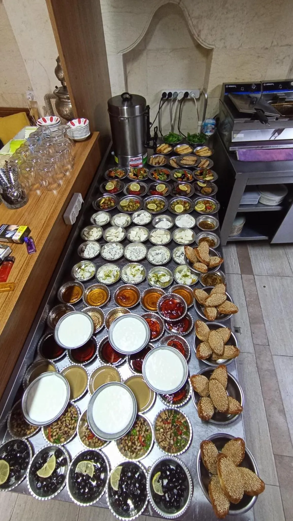 Buffet breakfast in Yılmazhan Konağı Butik Otel