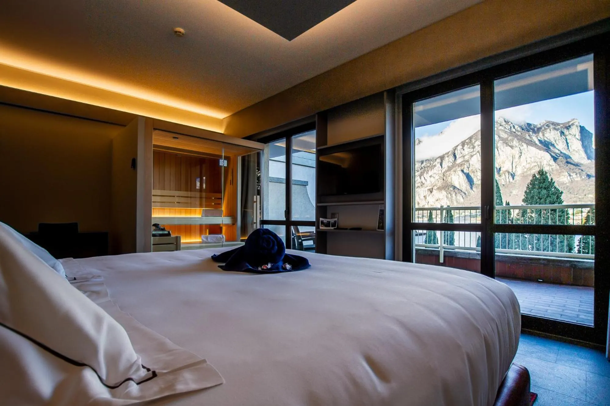 Sauna, Bed in Hotel Griso Collection