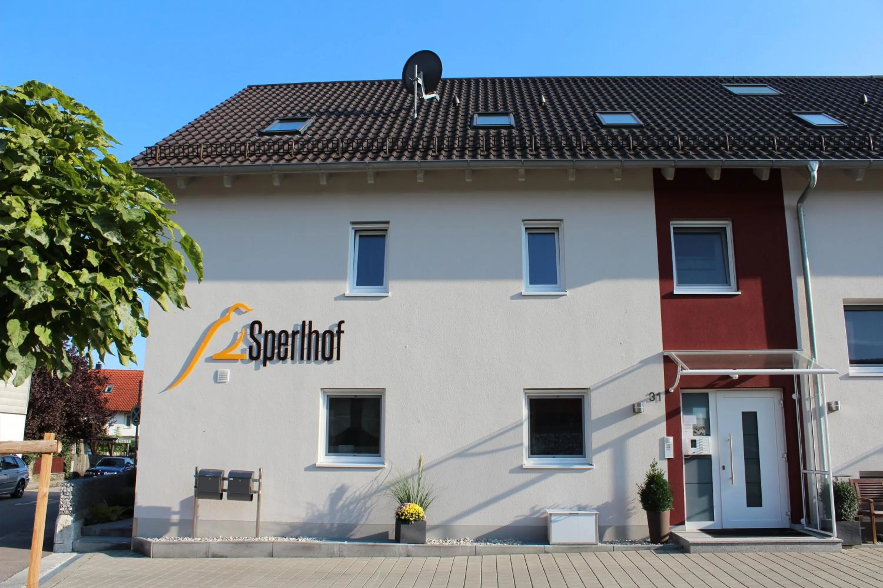 Facade/entrance in Pension Sperlhof