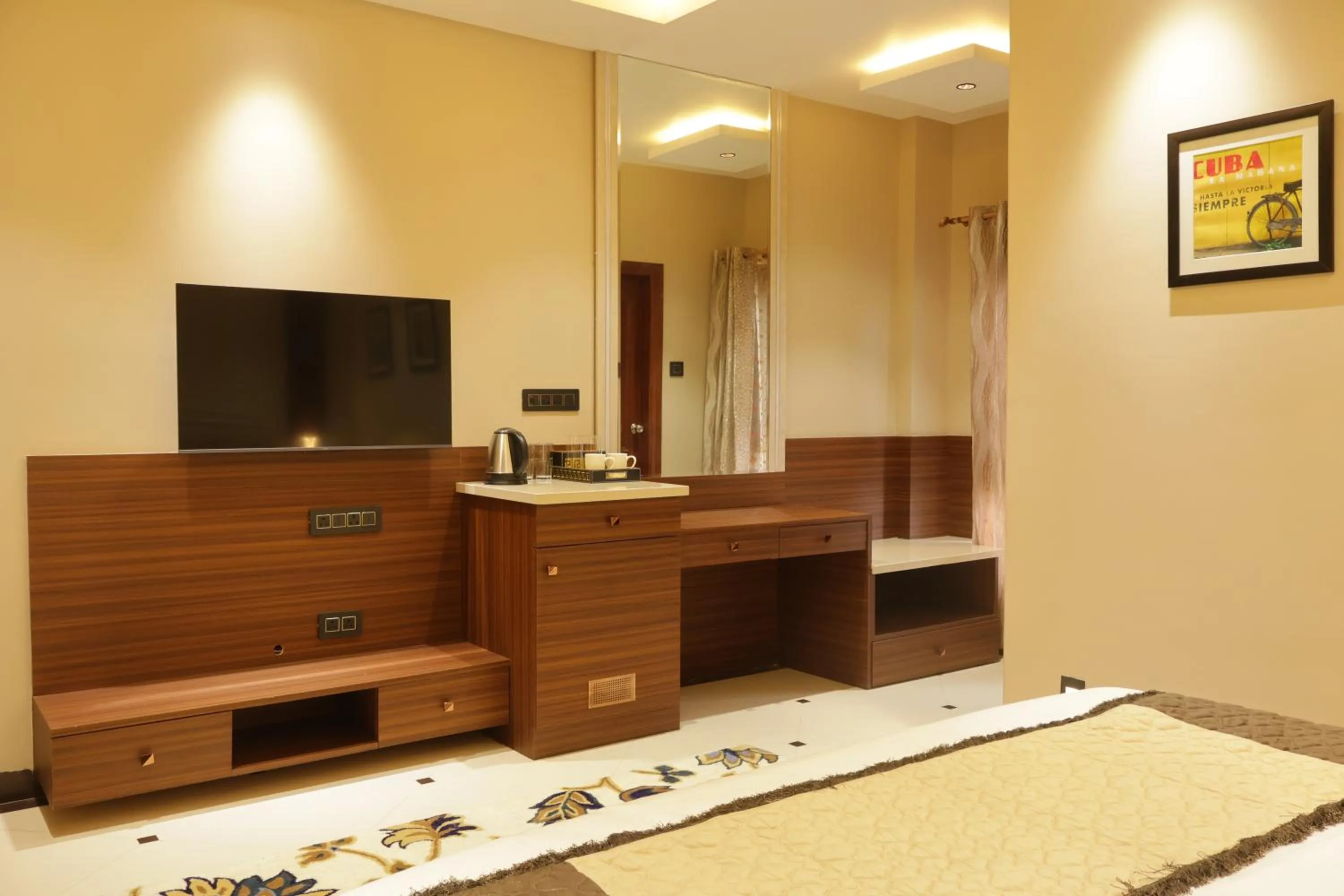 Bed in Suramya Homestay Near Shymala Hills