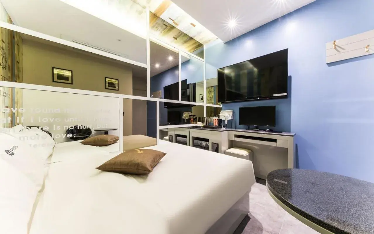 Bed in Eunpyeong Y Hotel Bed in Eunpyeong Y Hotel