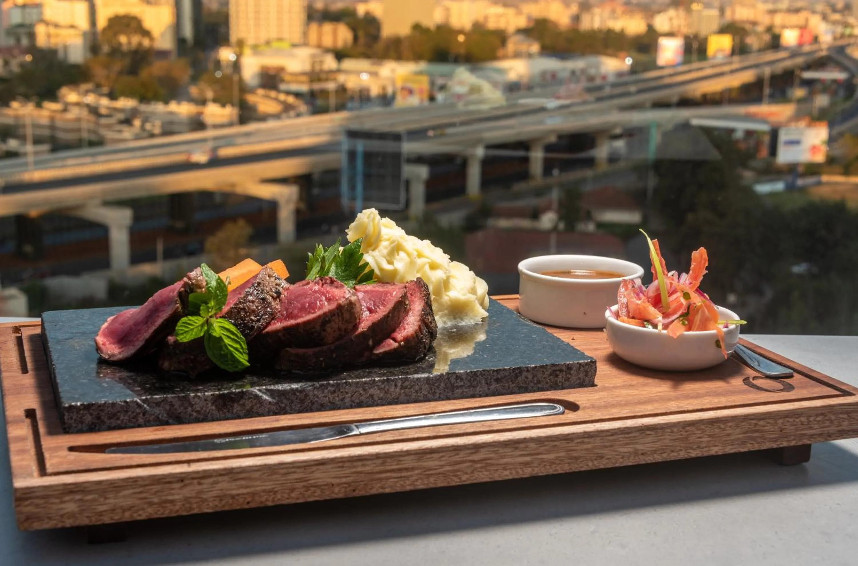 Restaurant/places to eat in Okash City Boutique Hotel