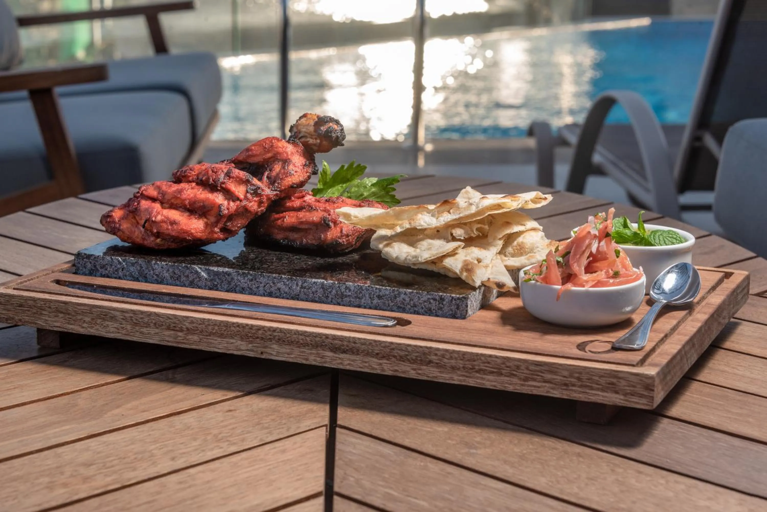 Restaurant/places to eat in Okash City Boutique Hotel