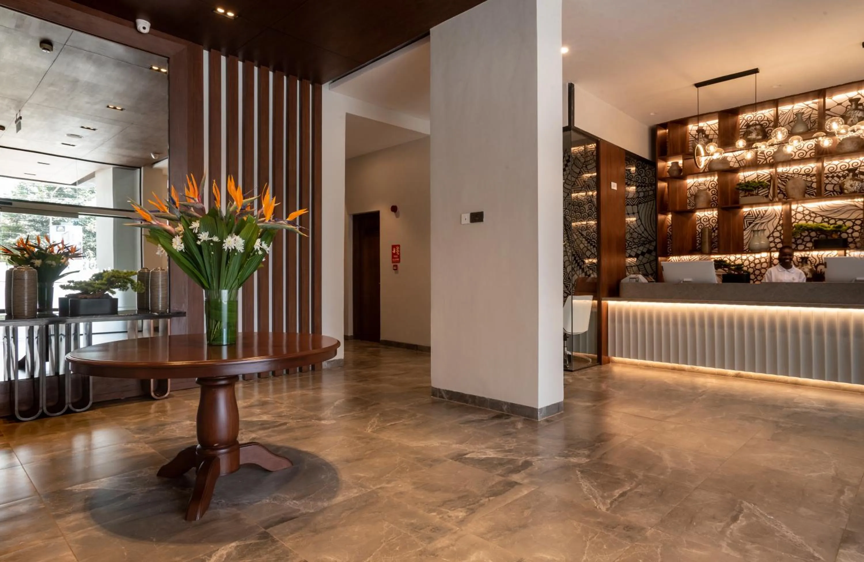 Lobby or reception in Okash City Boutique Hotel