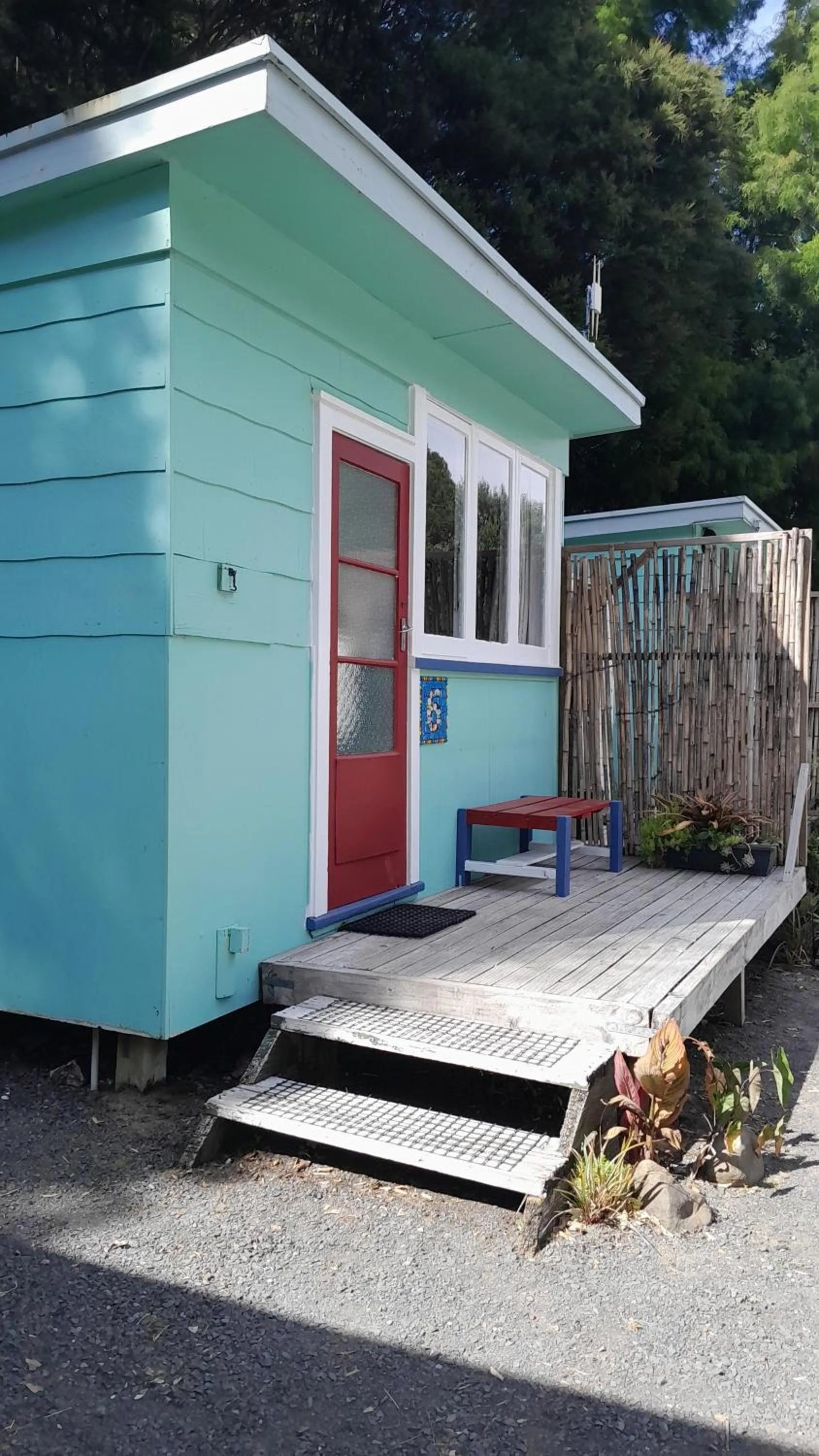Seating area in Dickson Holiday Park