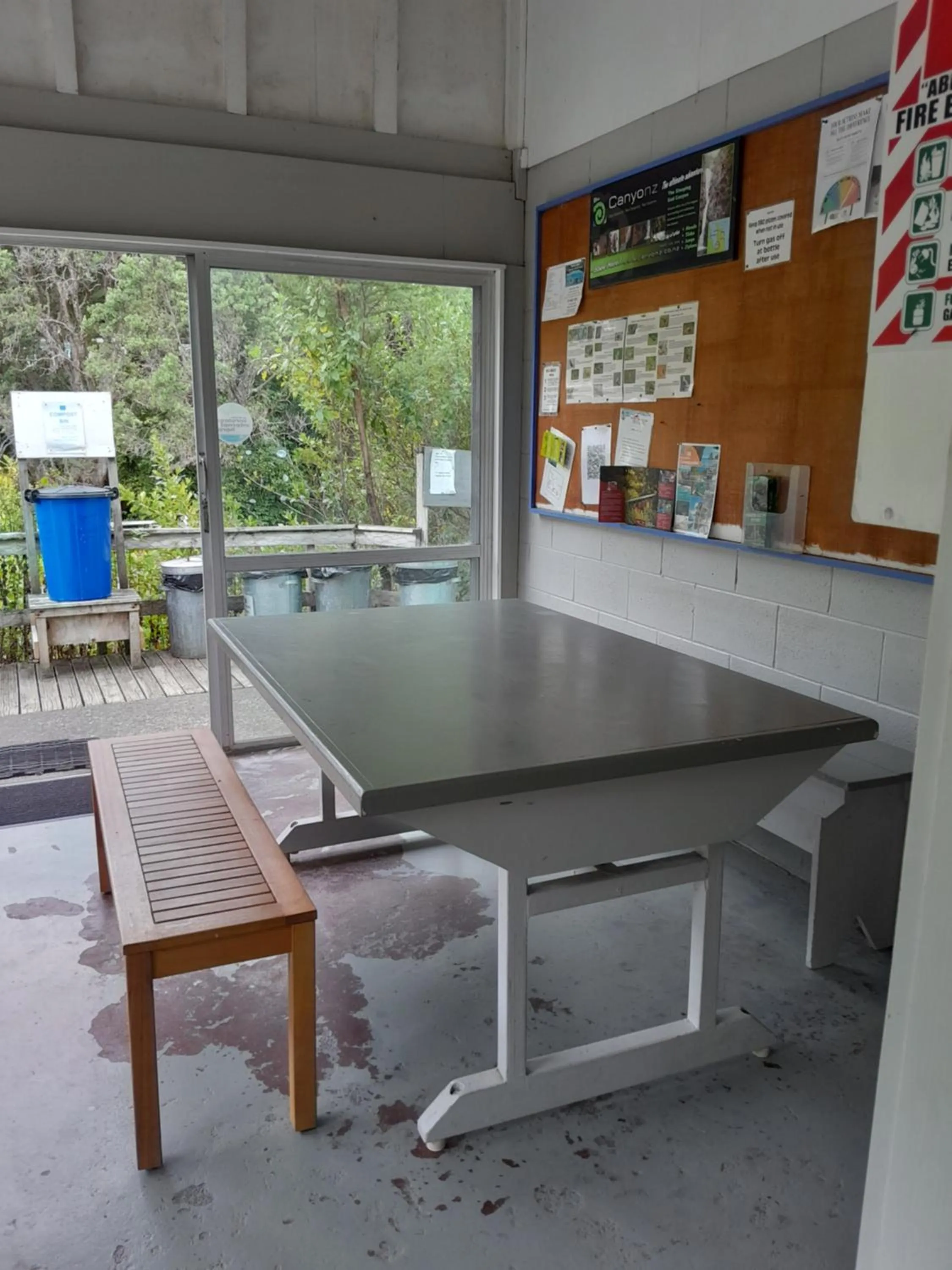 Communal kitchen in Dickson Holiday Park