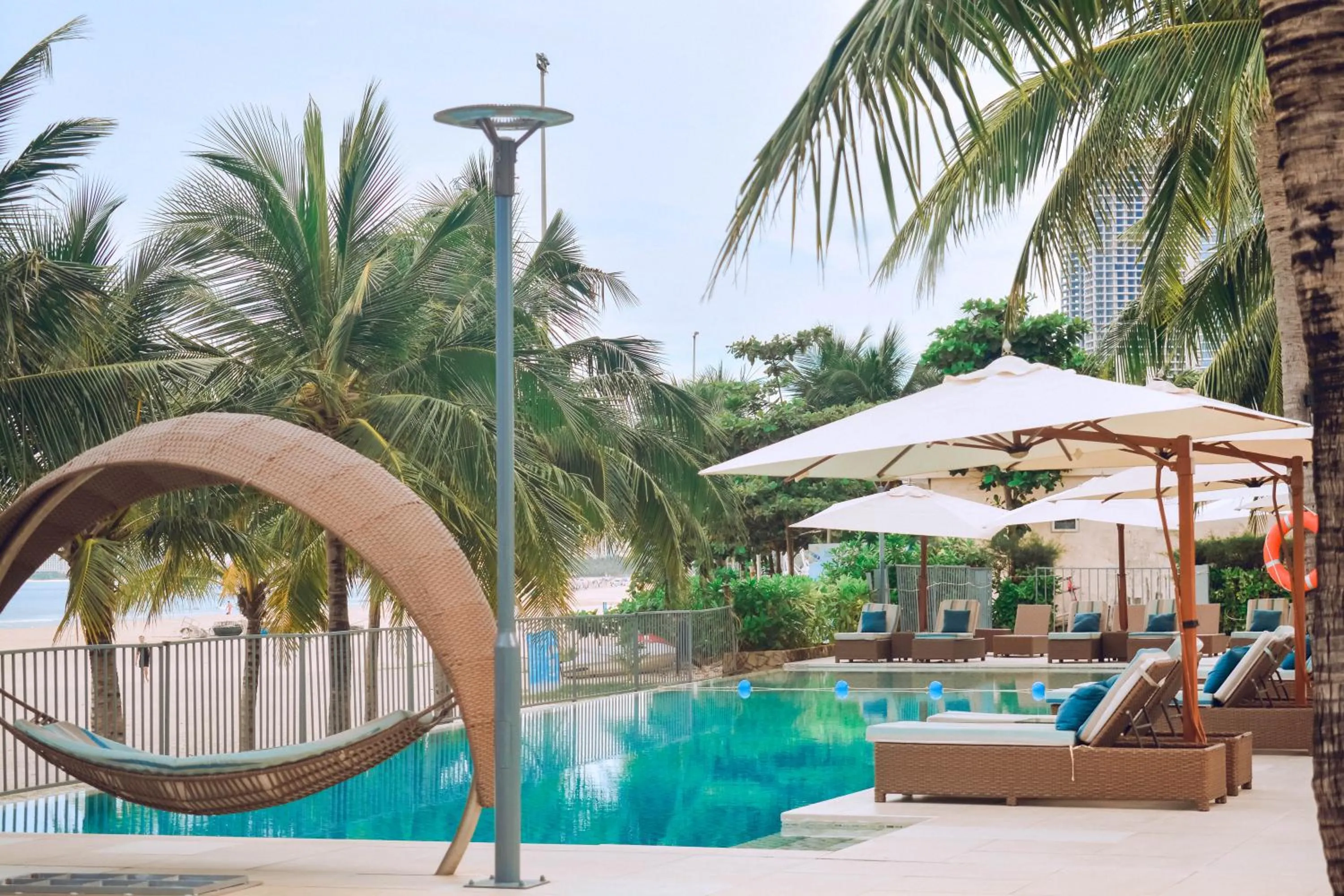 Swimming pool in Fusion Suites Da Nang