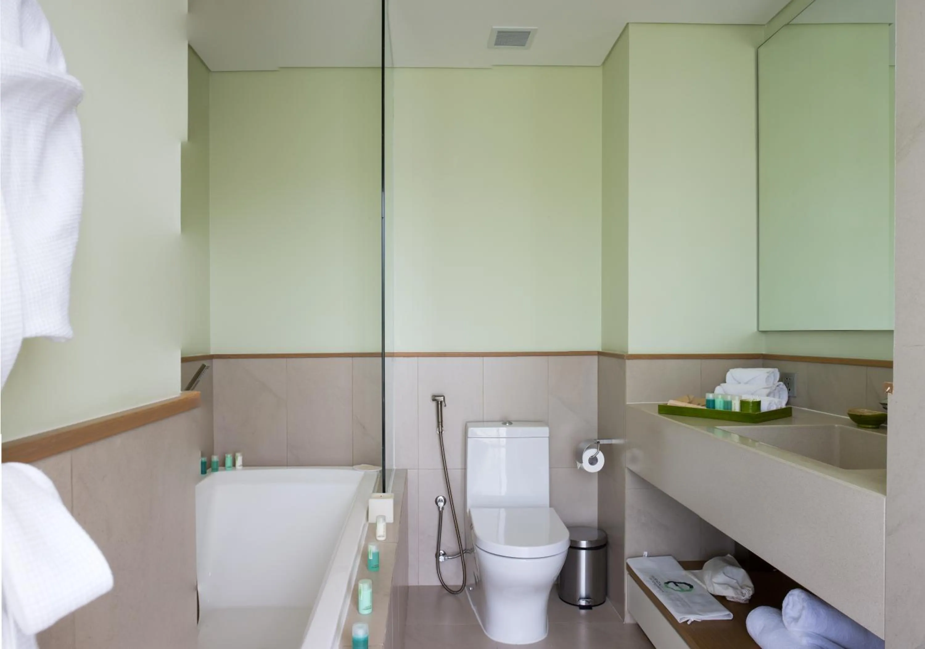 Bathroom in Fusion Suites Da Nang