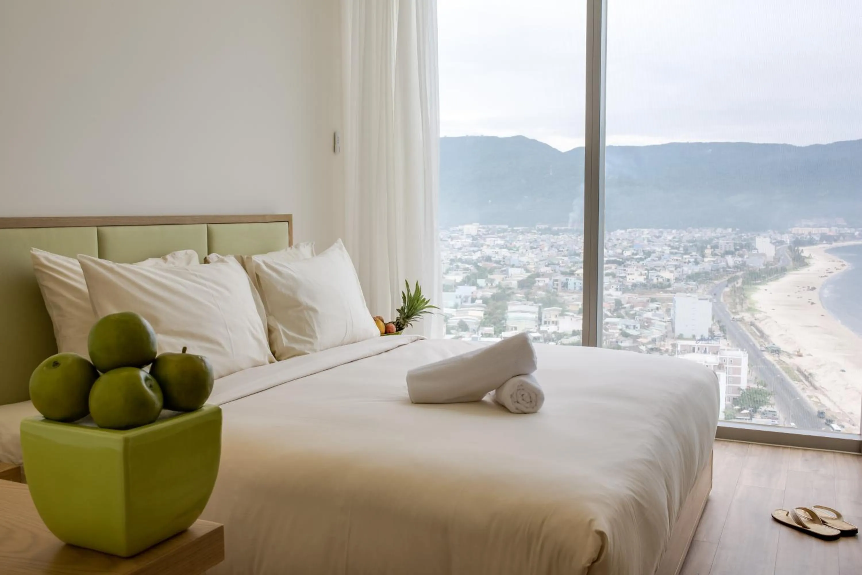 City view, Bed in Fusion Suites Da Nang