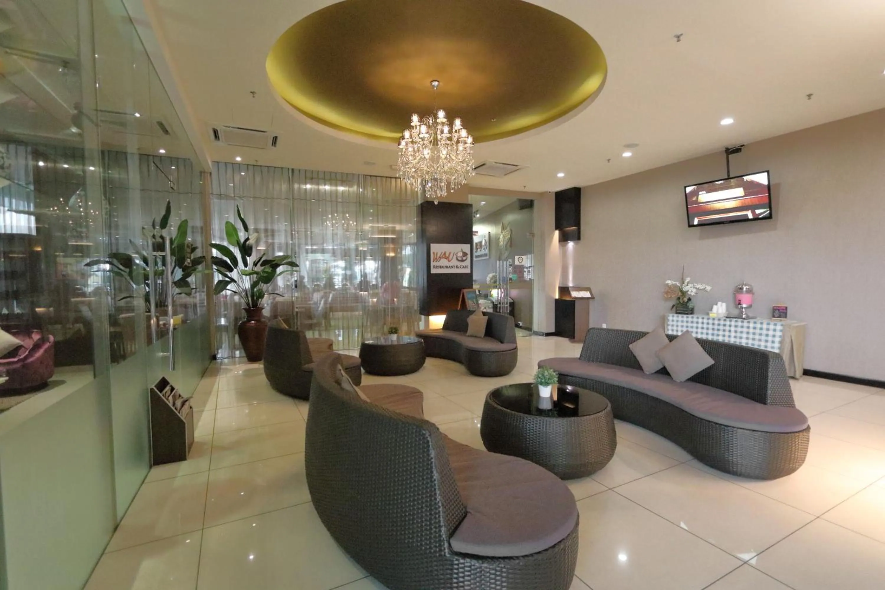 Lobby or reception in The Guest Hotel & Spa