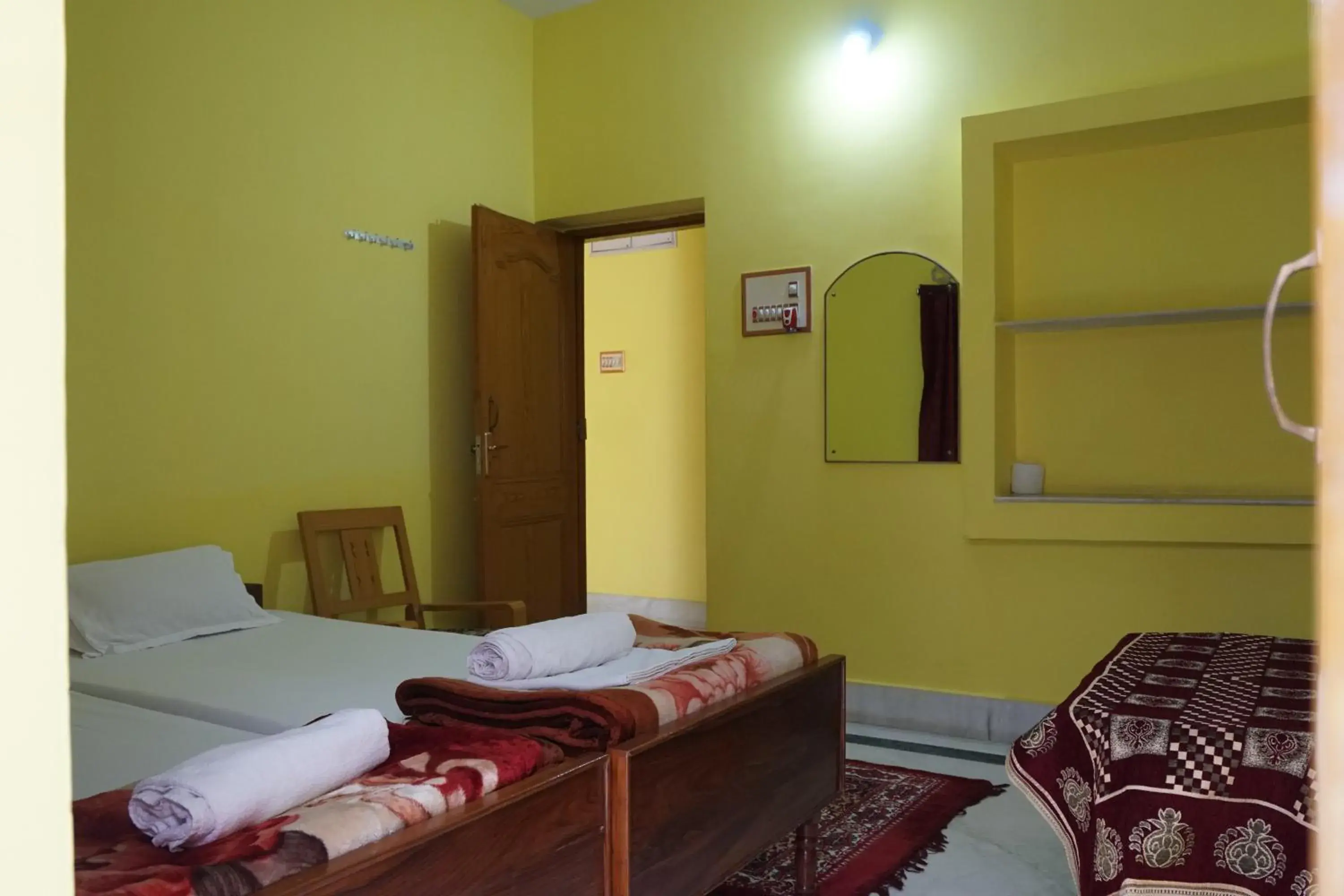 Bed in Rahul Guest House Bed in Rahul Guest House