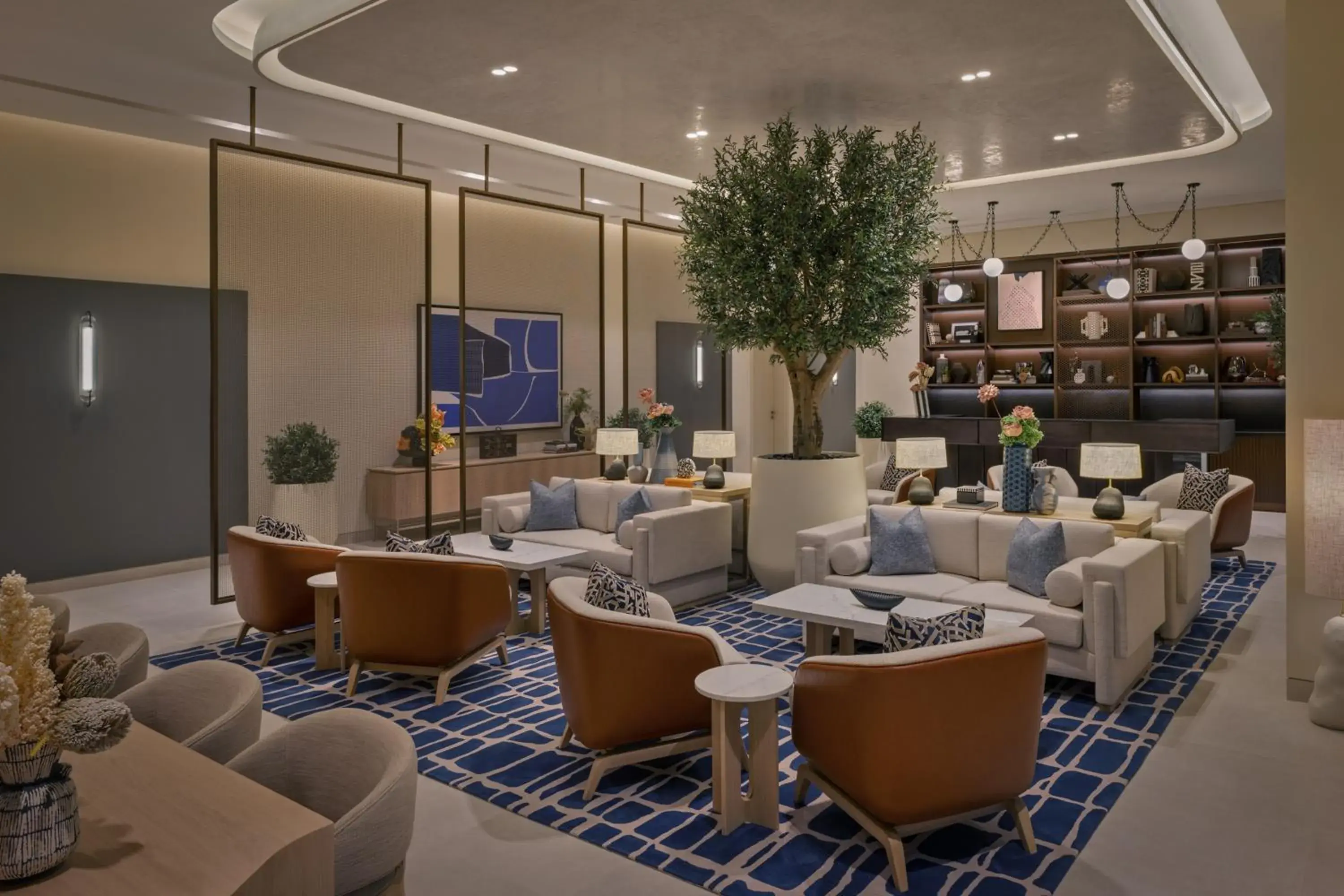 Lounge or bar in Vida Dubai Mall Lounge or bar in Vida Dubai Mall