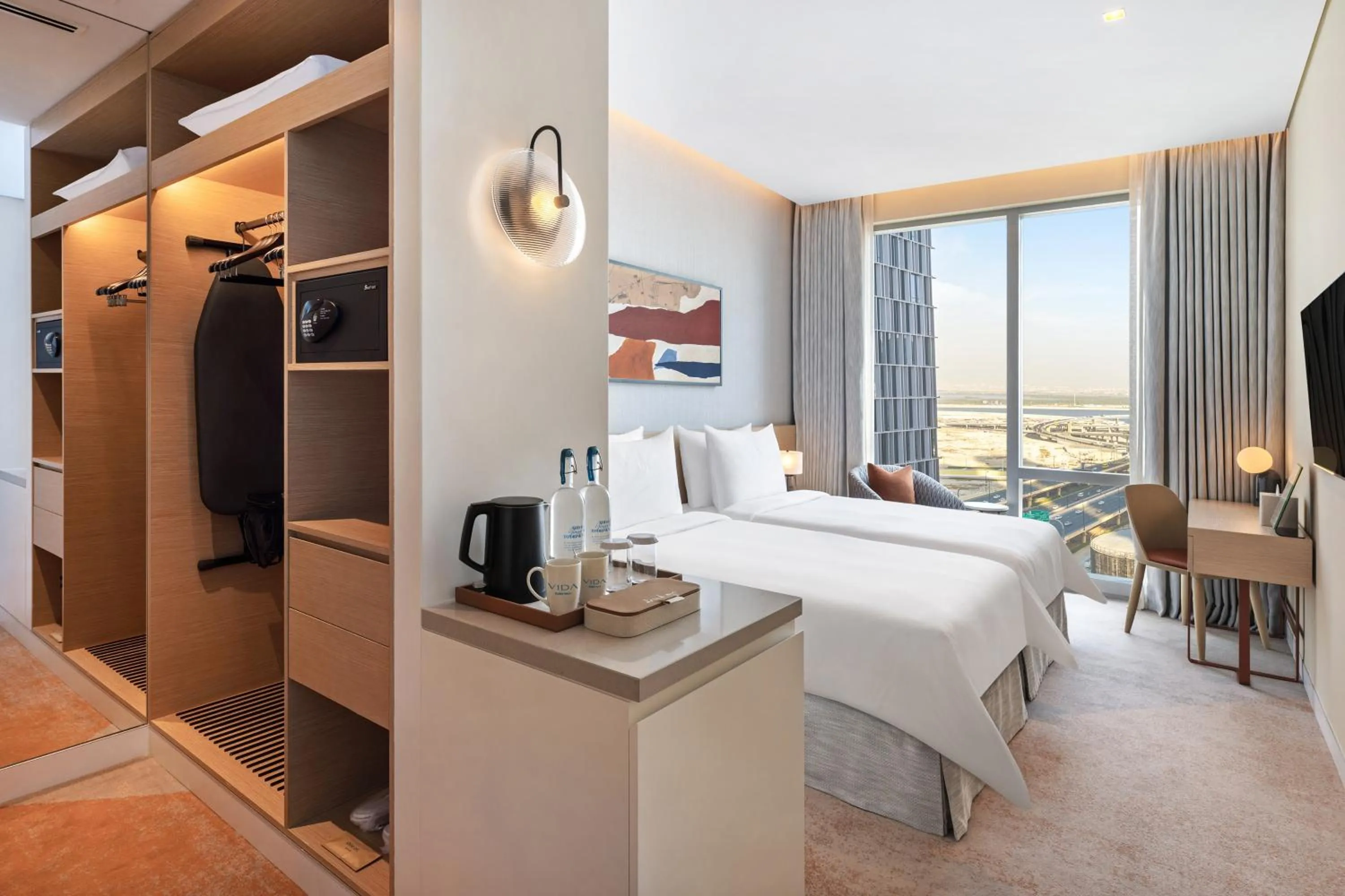 Bed in Vida Dubai Mall