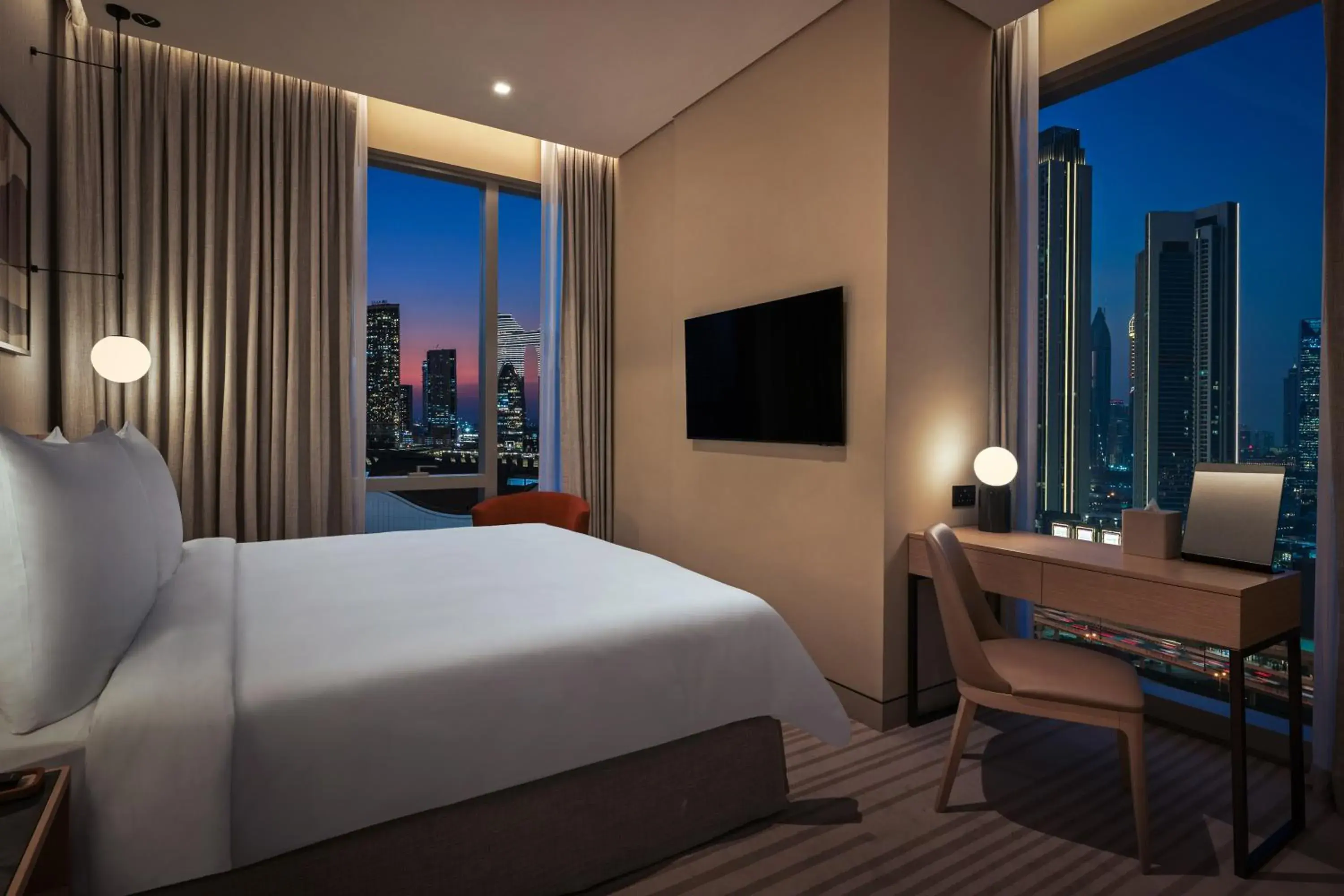 City view, Bed in Vida Dubai Mall City view, Bed in Vida Dubai Mall