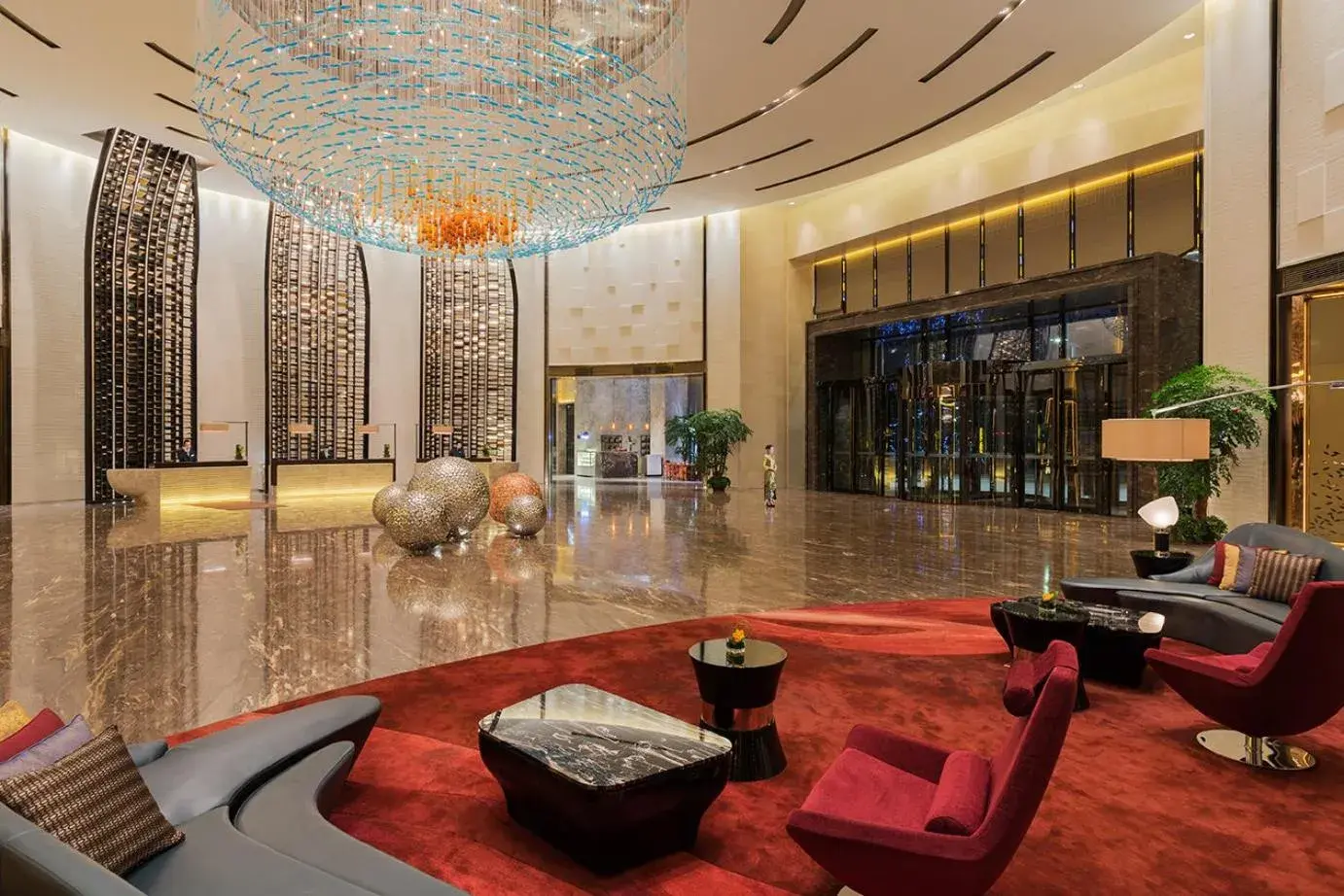 Lobby or reception in Wanda Realm Jiangmen Lobby or reception in Wanda Realm Jiangmen