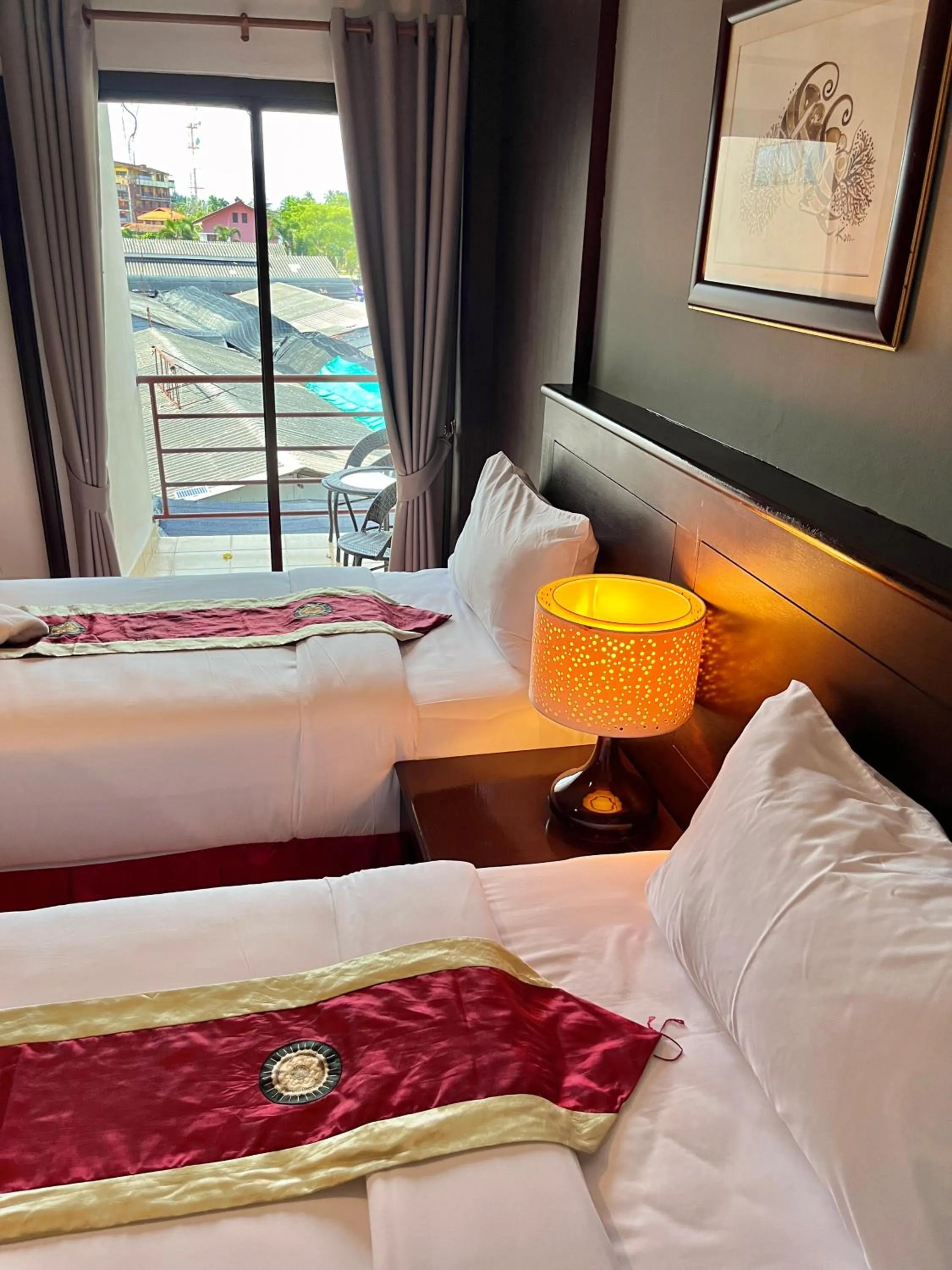 Bed in The Atnal Lanta Budget and Eco Friendly hotel in Koh Lanta