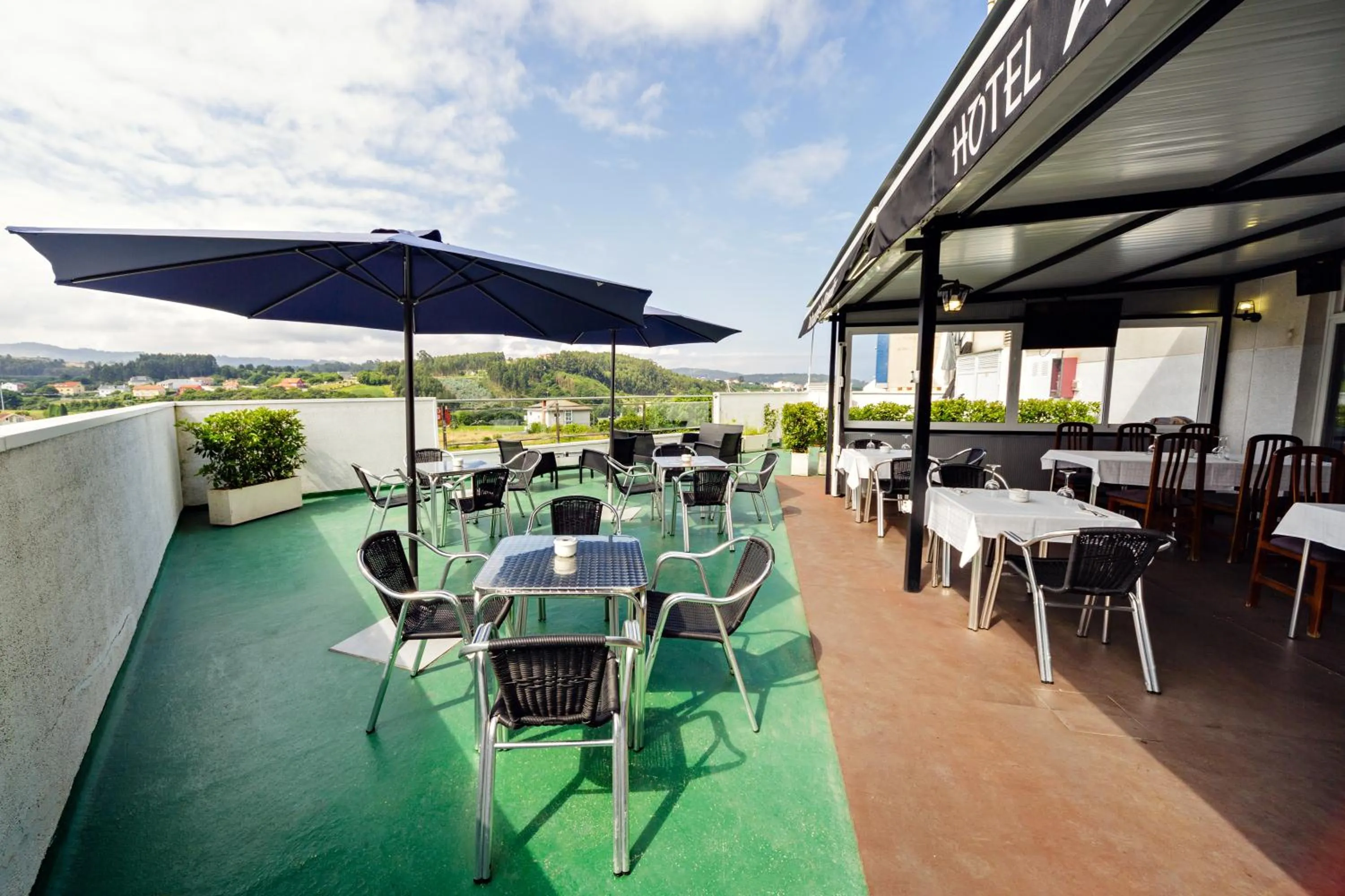 Mountain view in Hotel As Camelias