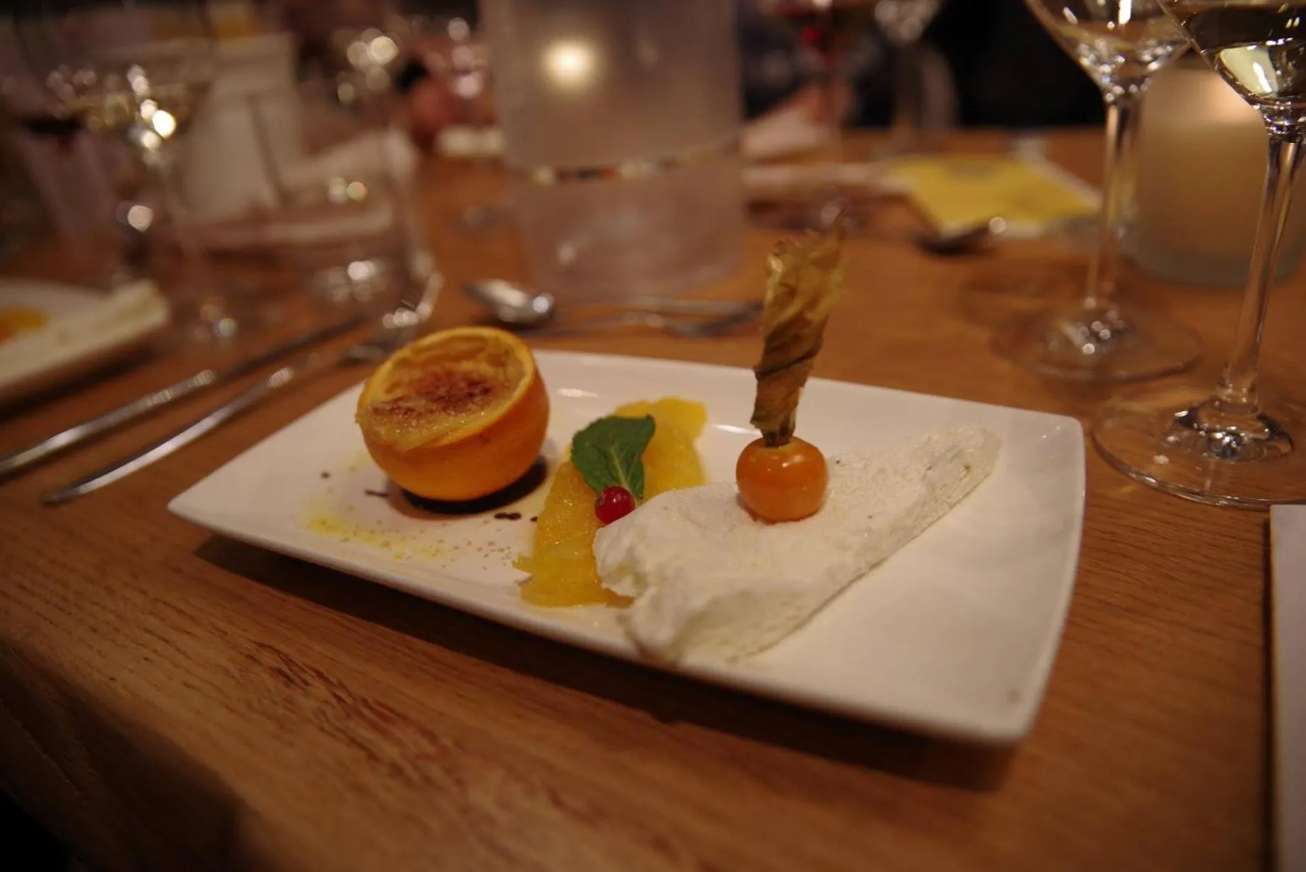 Food close-up in Arkadenhaus - Hotel Freiherr von Schwarzenberg