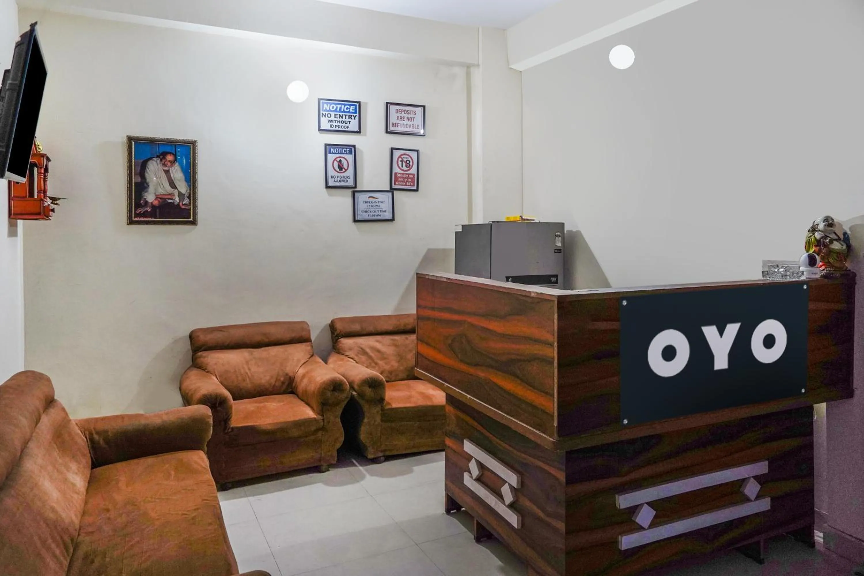 Lobby or reception in Hotel O YATRA INN