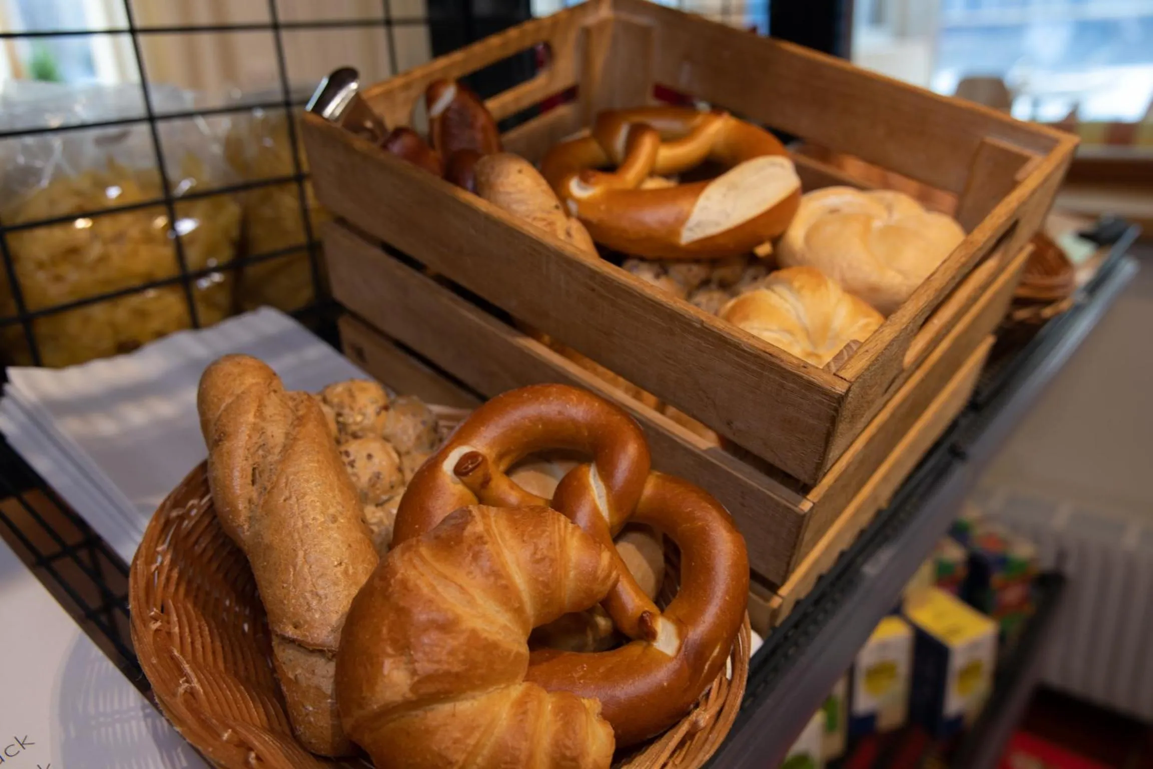 Breakfast in nawu apartments & Restaurant