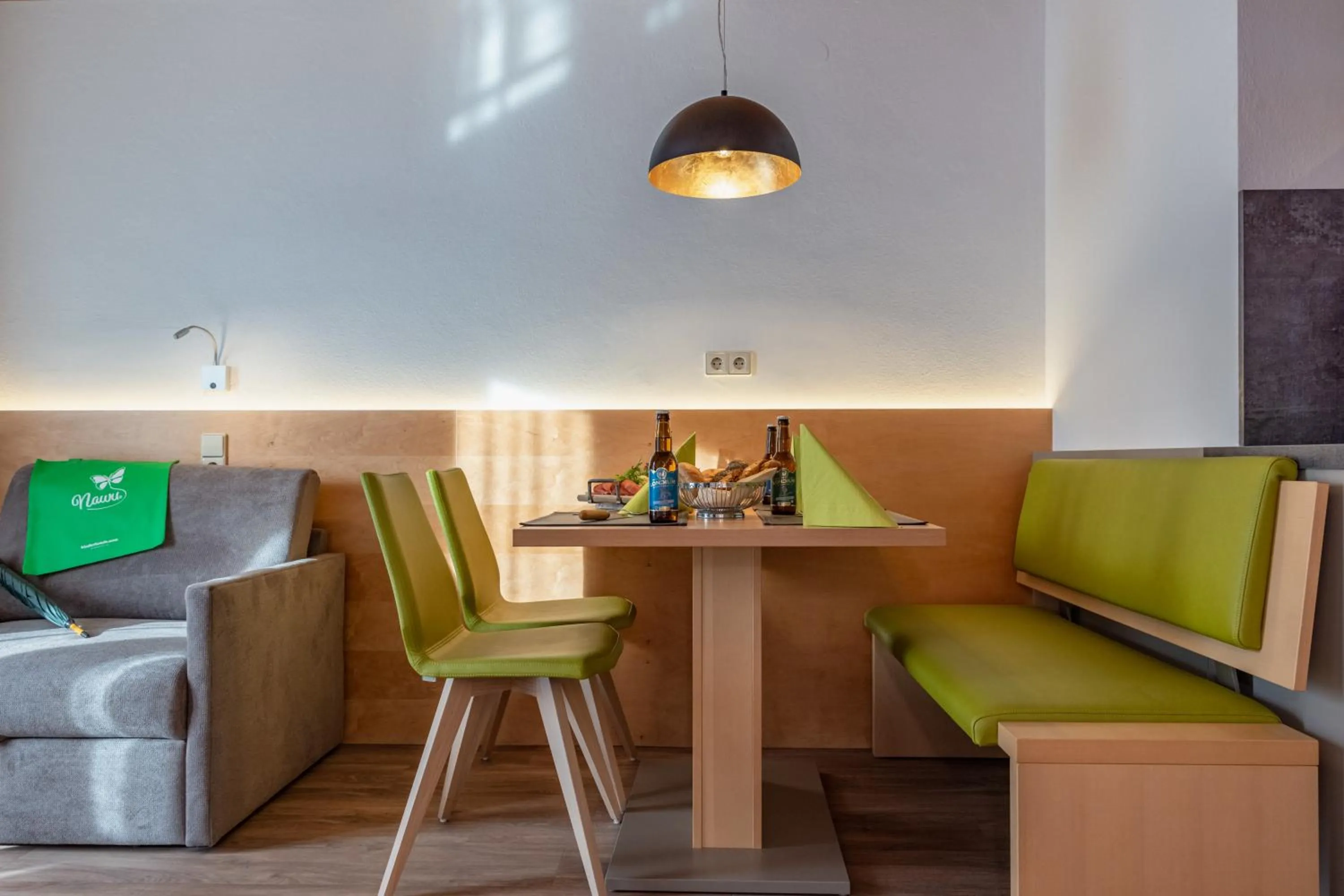 Living room in nawu apartments & Restaurant