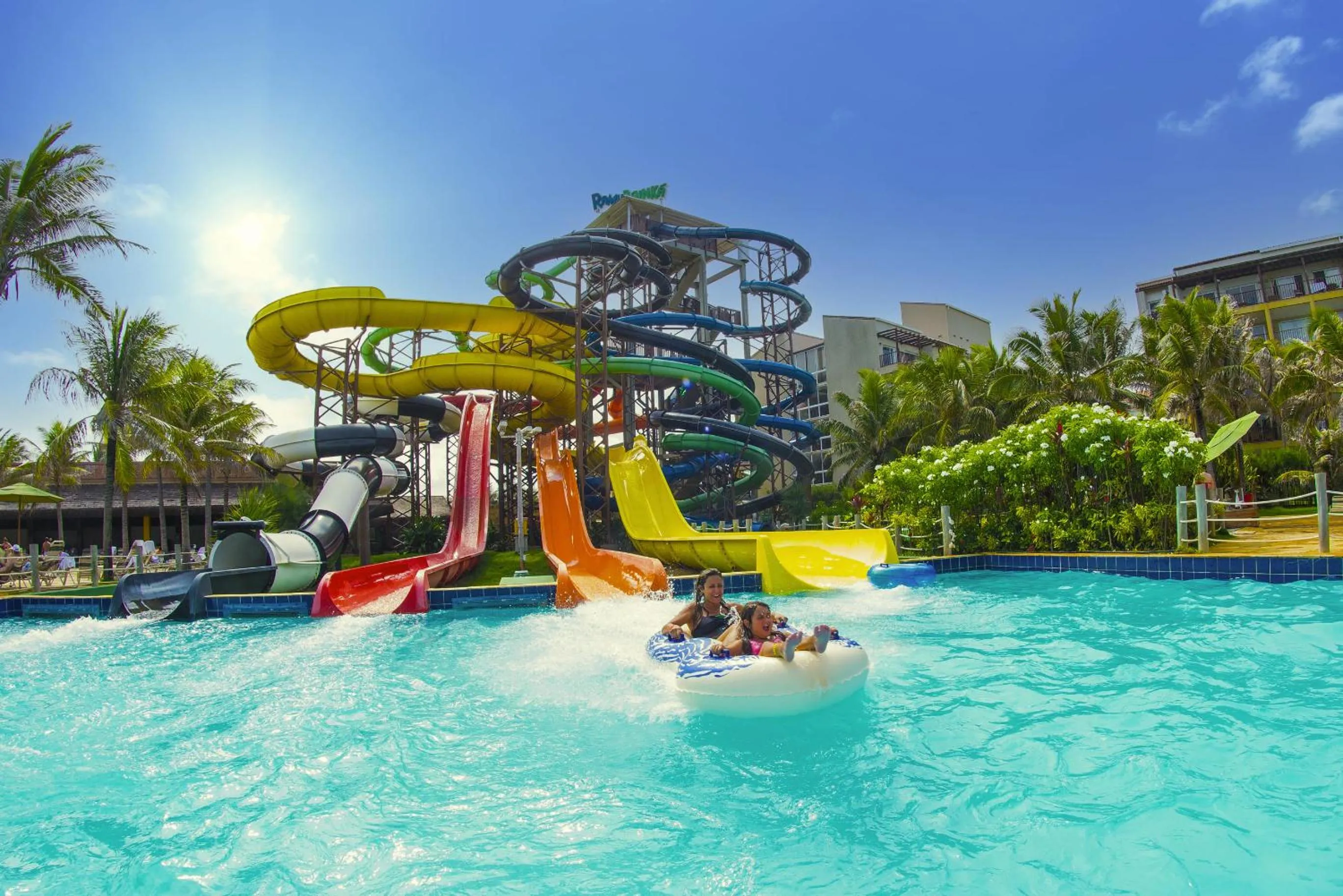 Aqua park in Beach Park Resort - Oceani