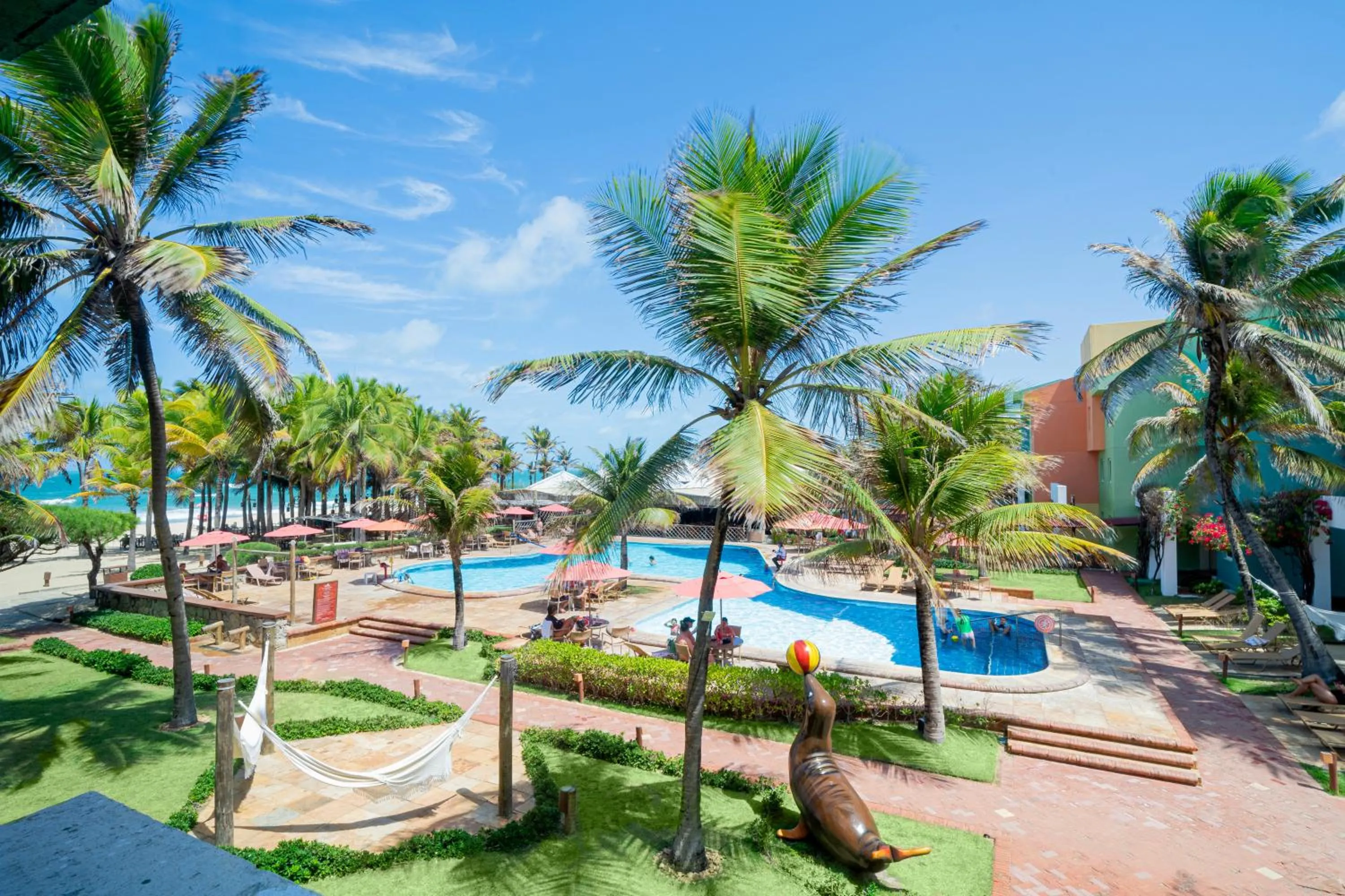 Garden view in Beach Park Resort - Oceani