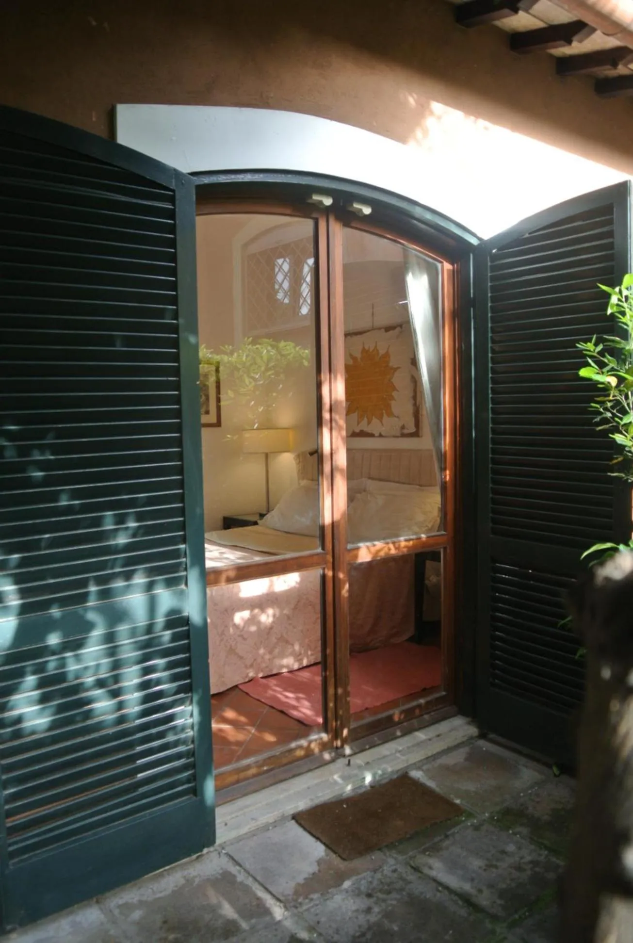 Patio in Appartamento Garden Palatino