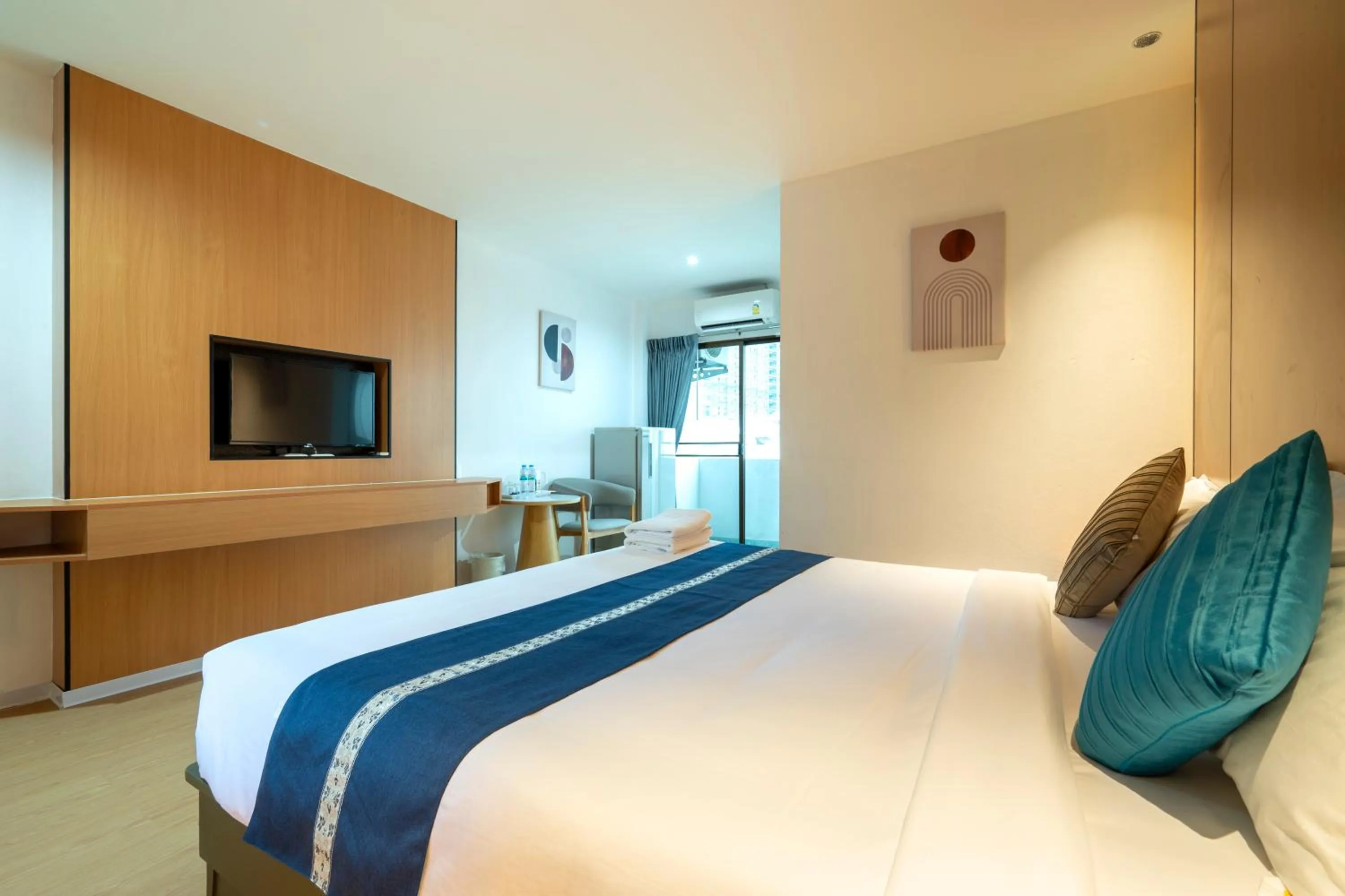 Bed in Selina Place Hotel