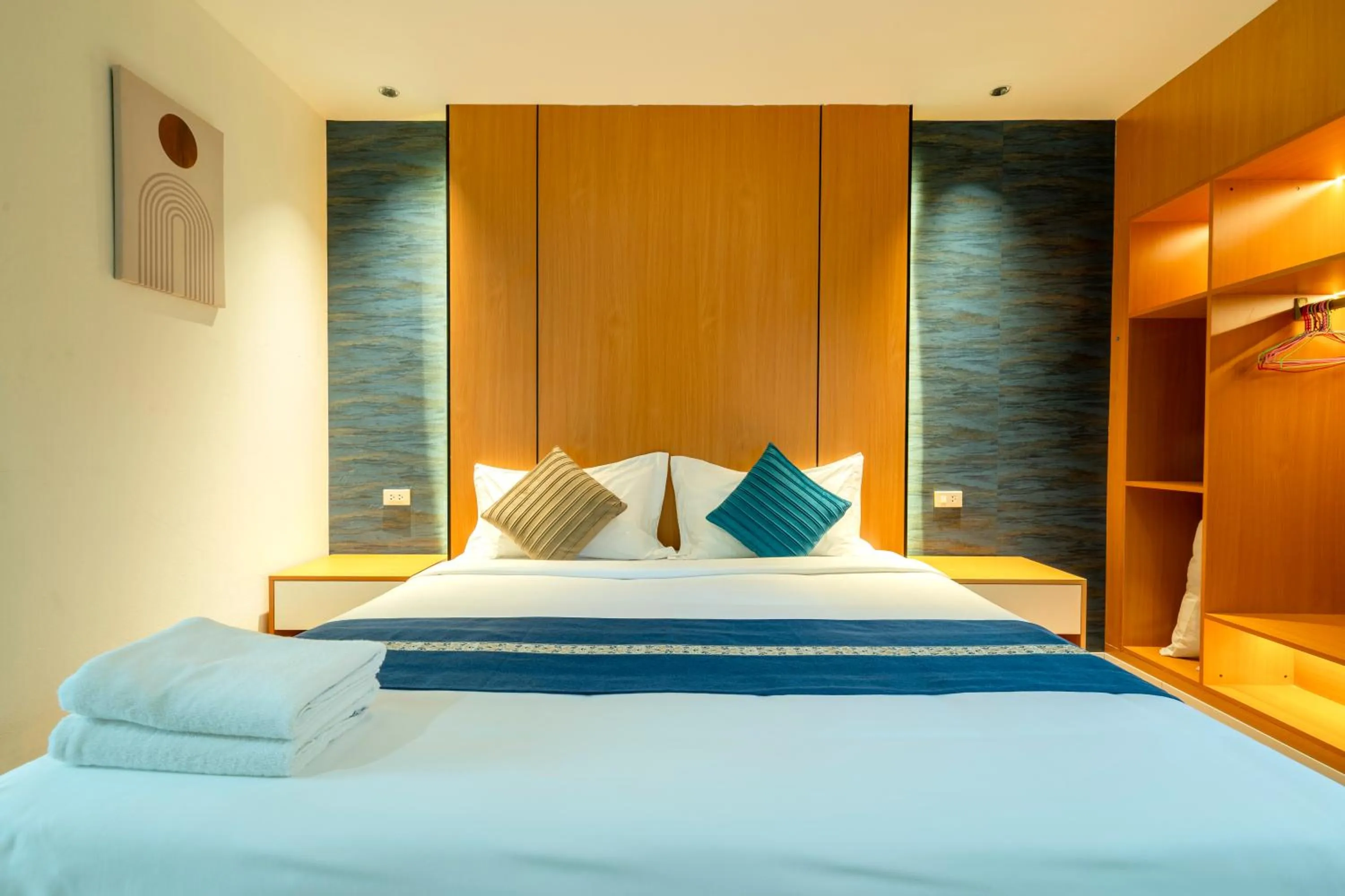 Bed in Selina Place Hotel