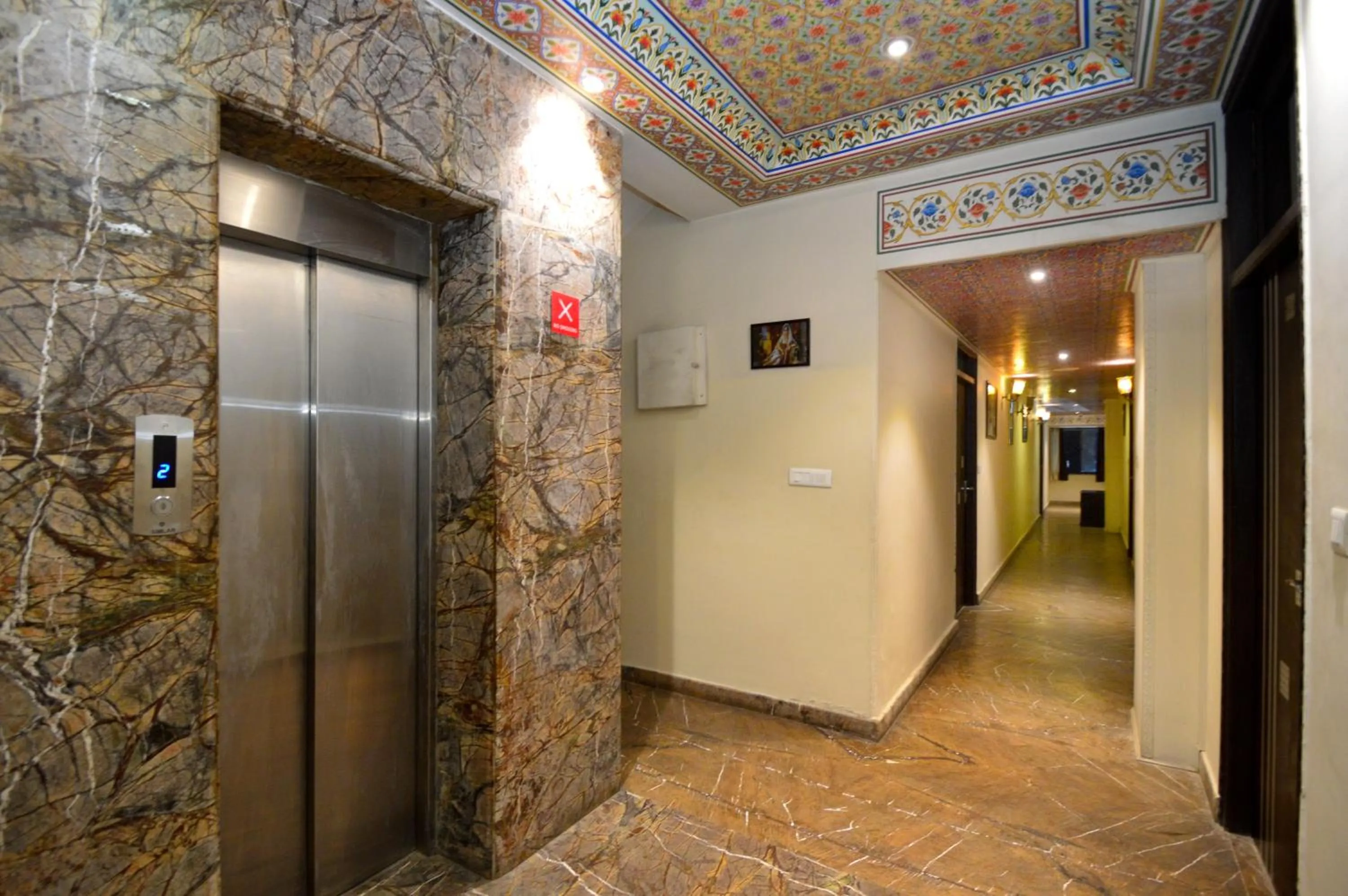 Floor plan in Hotel Surya Garh