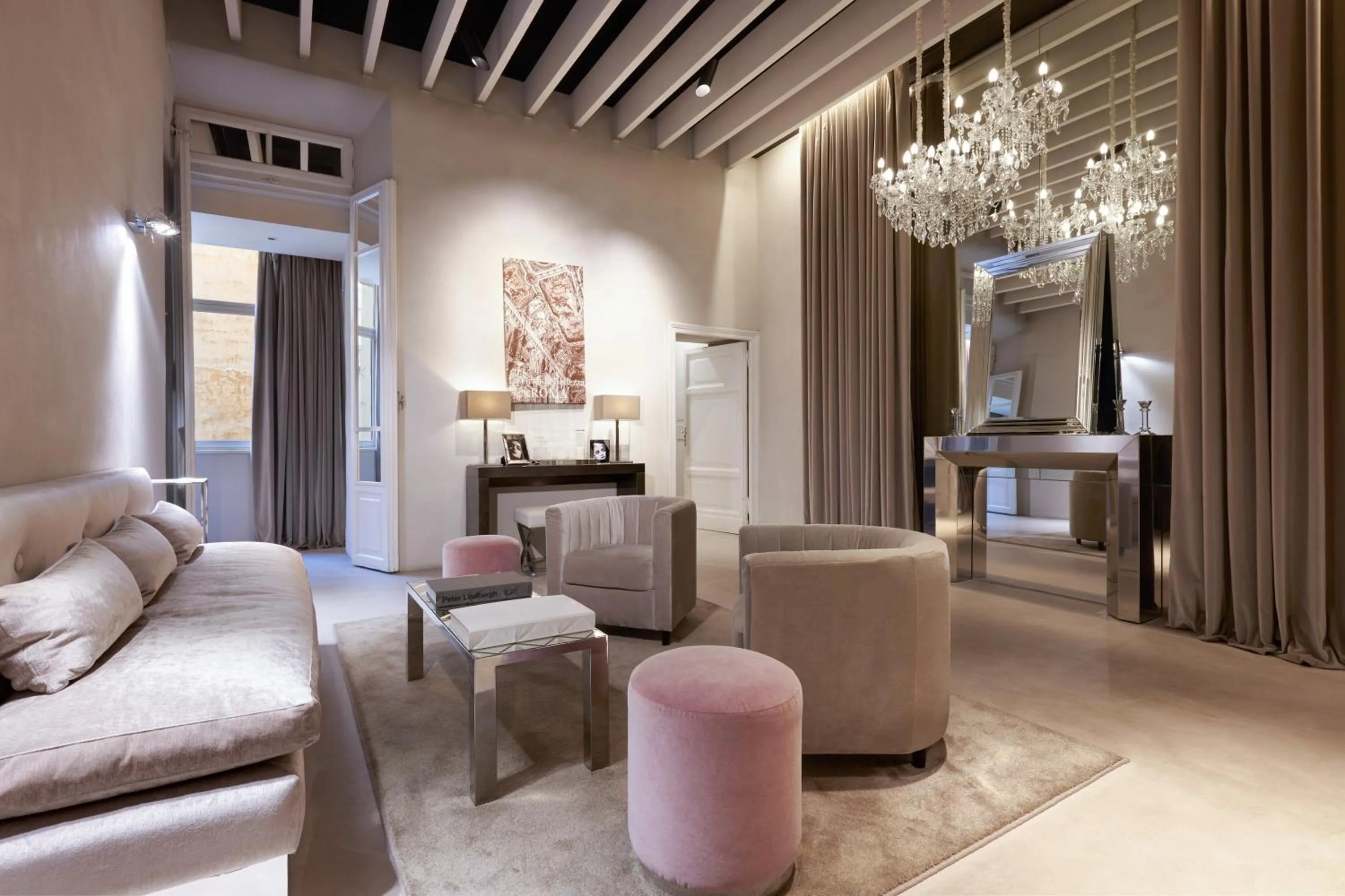 Living room in Terrace Pantheon Relais